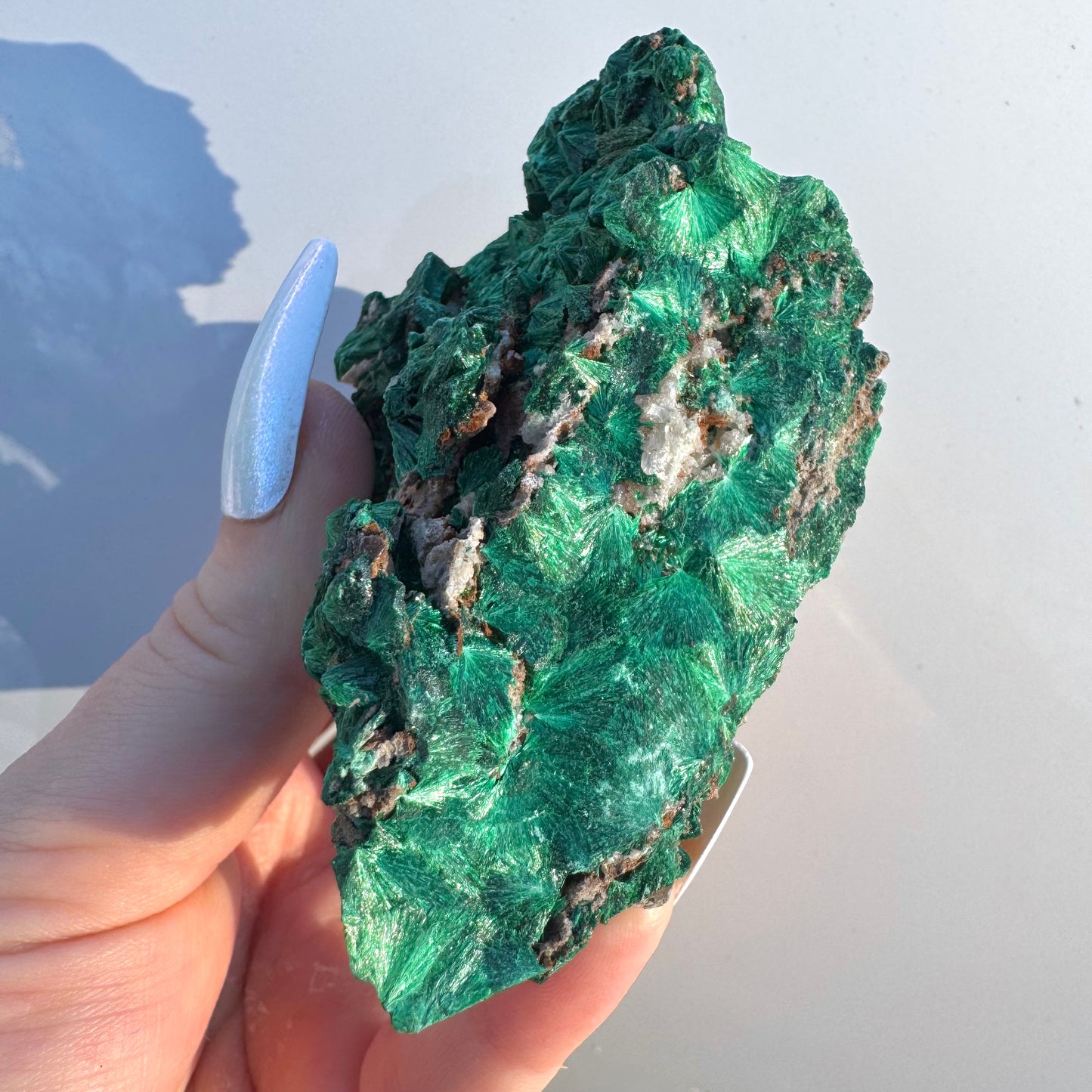 Genuine Natural Fibrous Malachite
