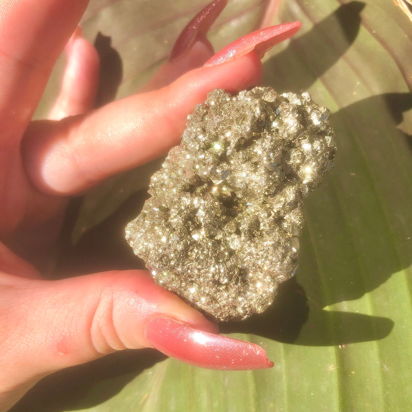 Natural Genuine Pyrite Cluster