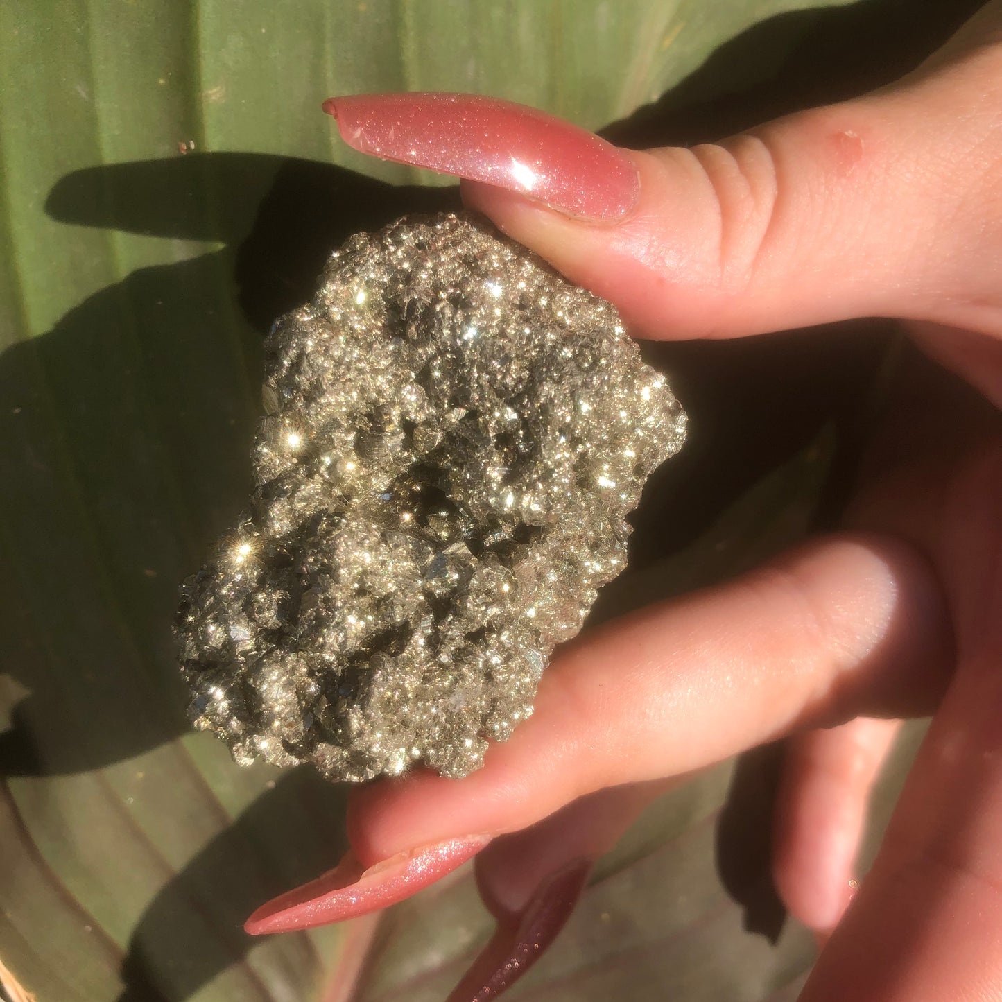 Natural Genuine Pyrite Cluster