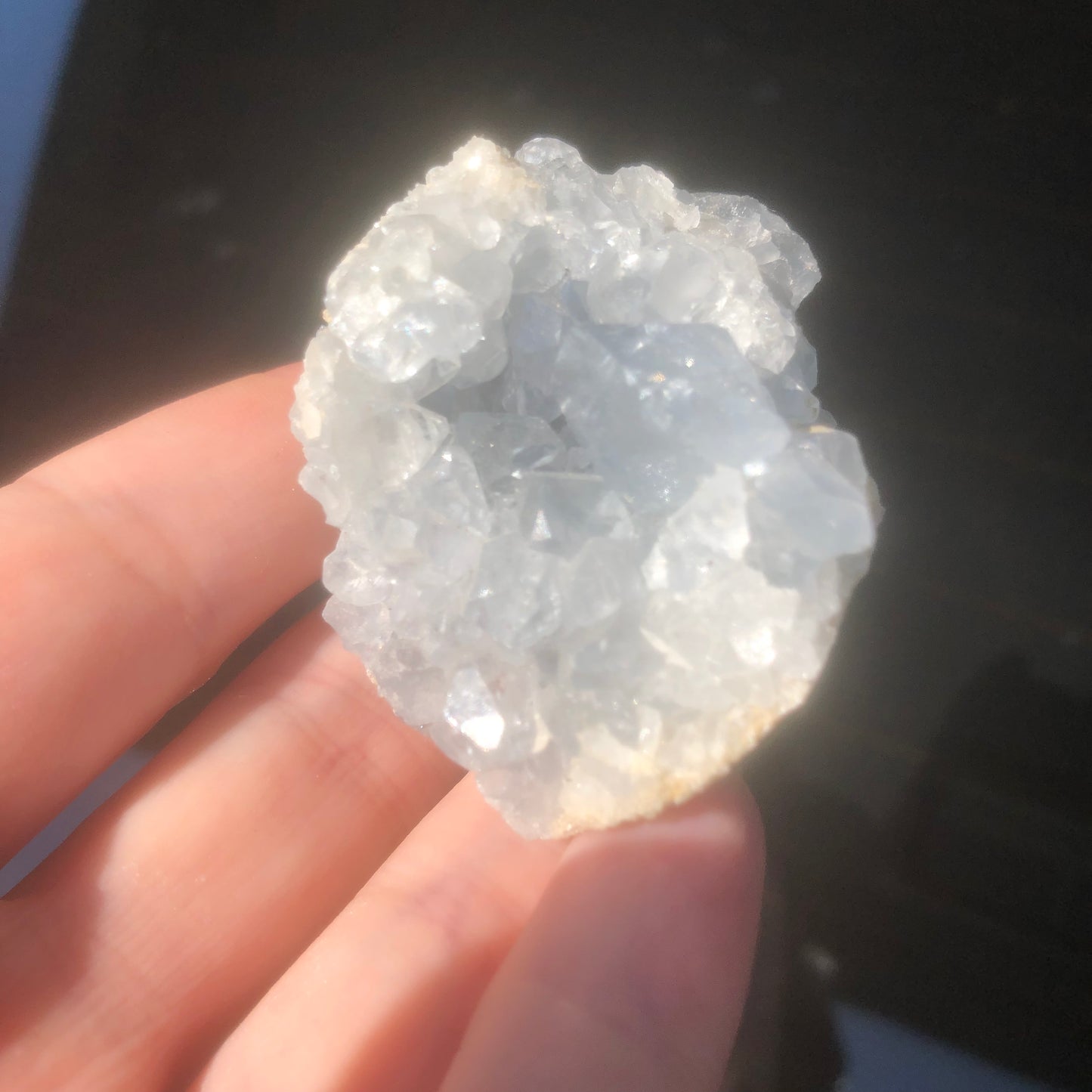 Raw Blue Celestite Crystal Cluster