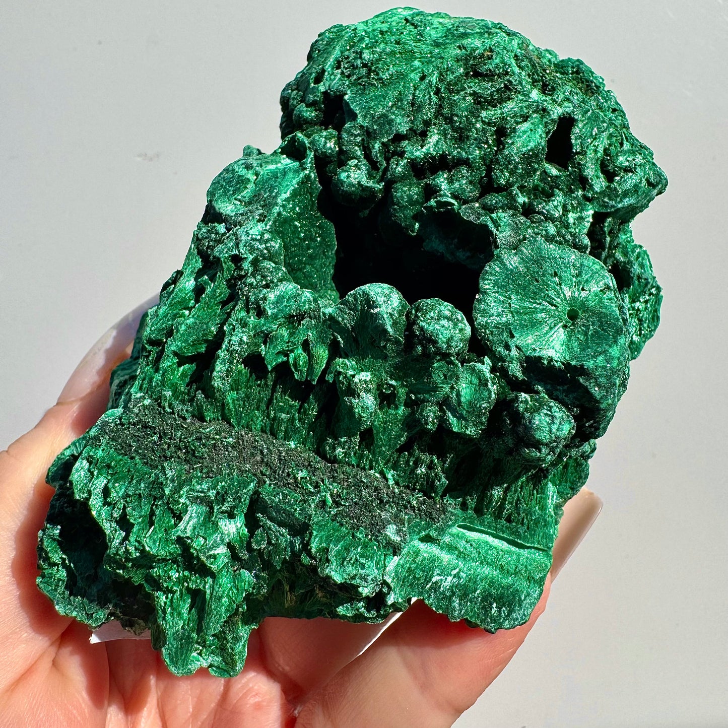 Green Malachite Rough Chunk from Congo