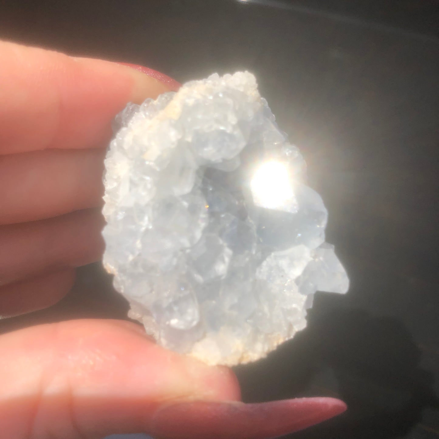 Raw Blue Celestite Crystal Cluster