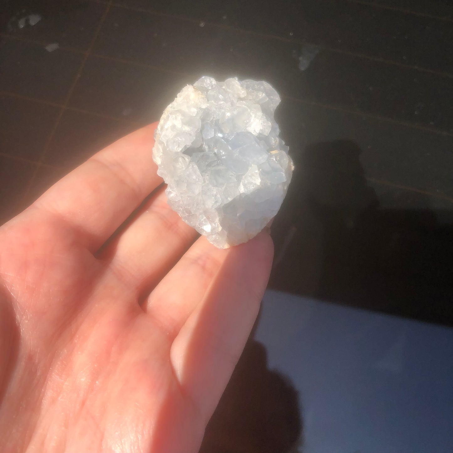 Raw Blue Celestite Crystal Cluster
