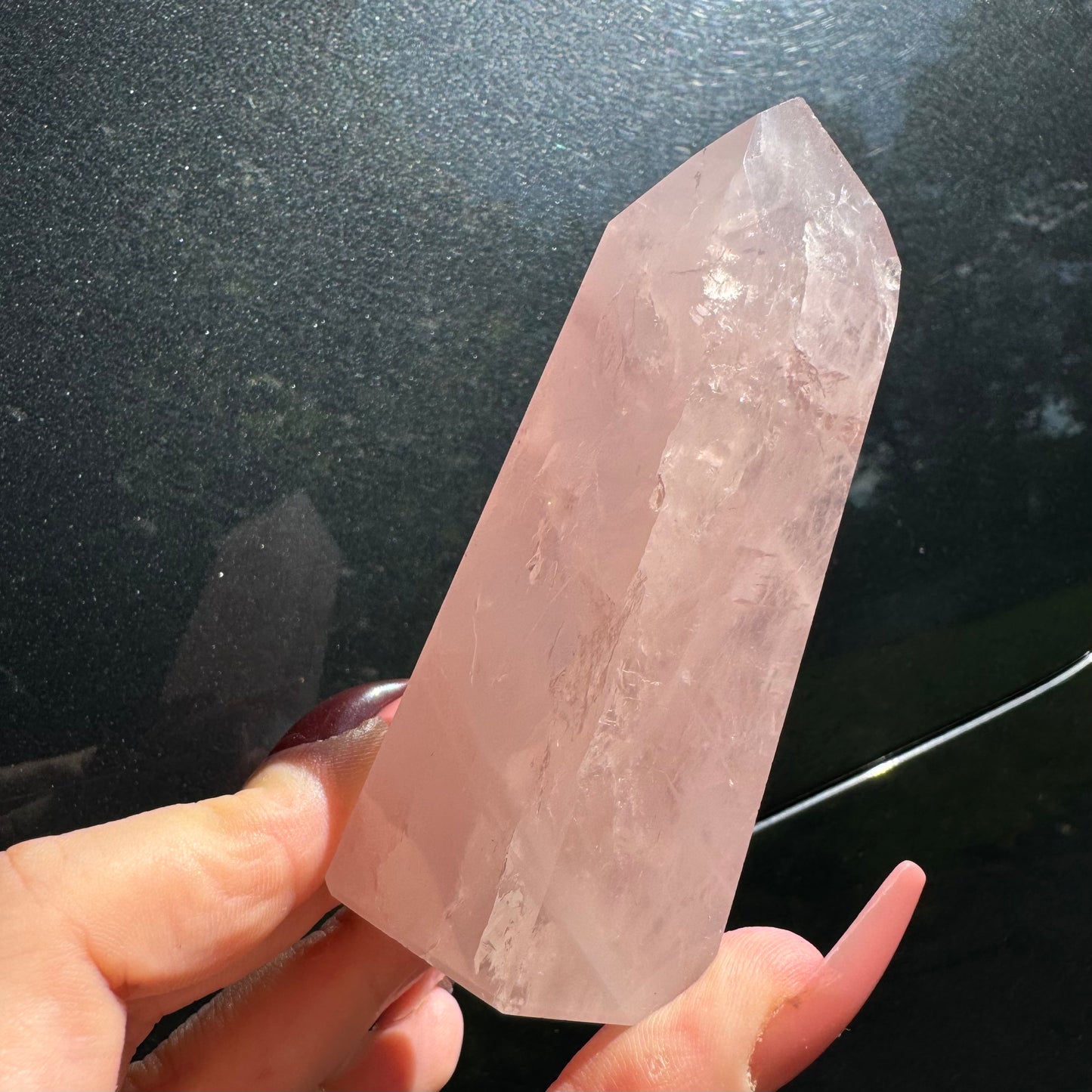 High Quality Rose Quartz Tower from Brazil