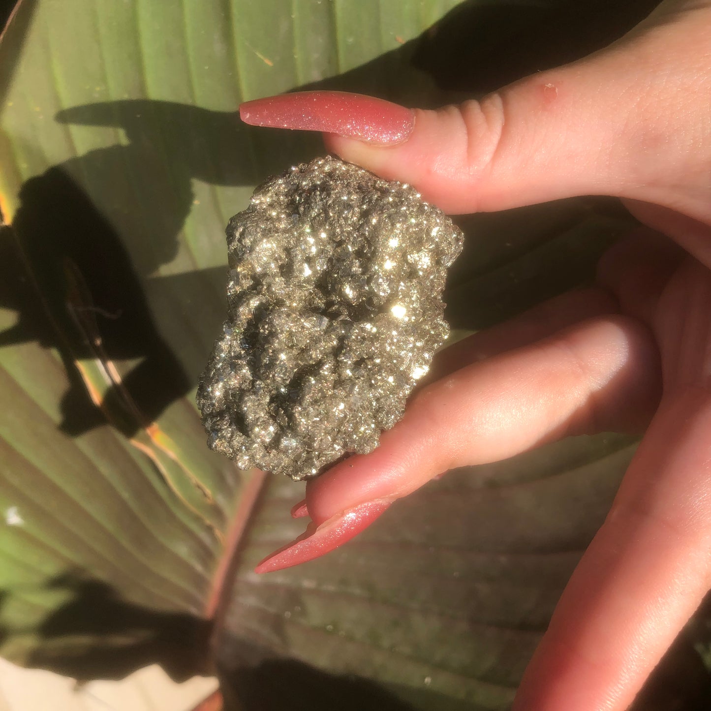 Natural Genuine Pyrite Cluster