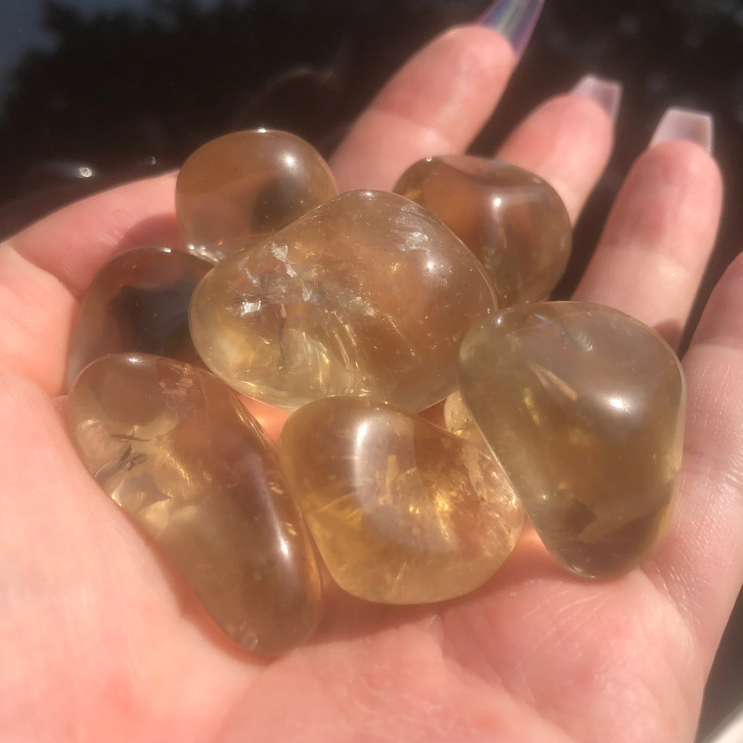 Genuine Natural Citrine Tumbled from Brazil