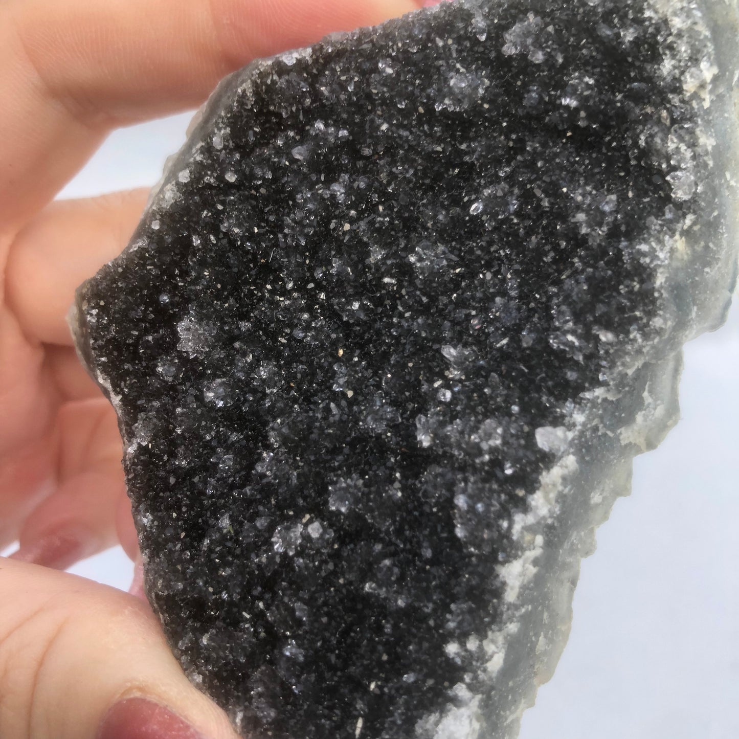 Raw Black Galaxy Amethyst