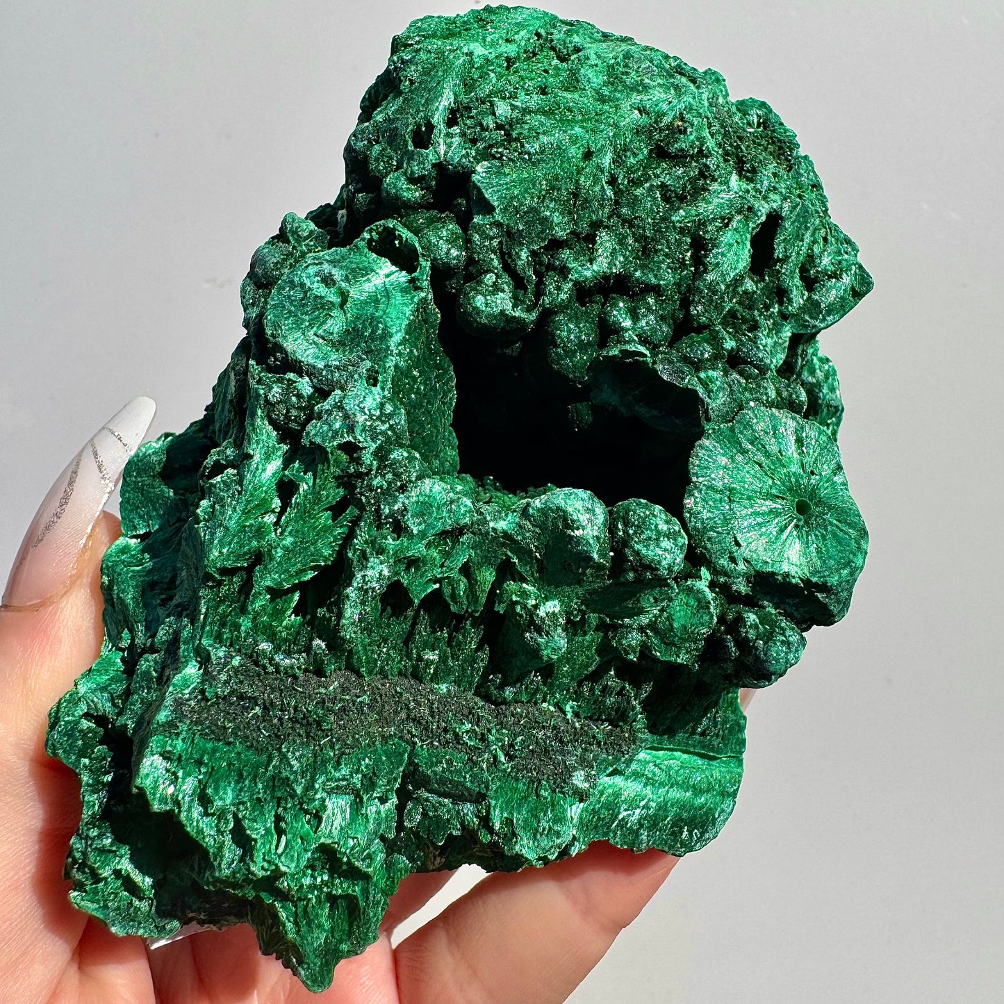 Green Malachite Rough Chunk from Congo