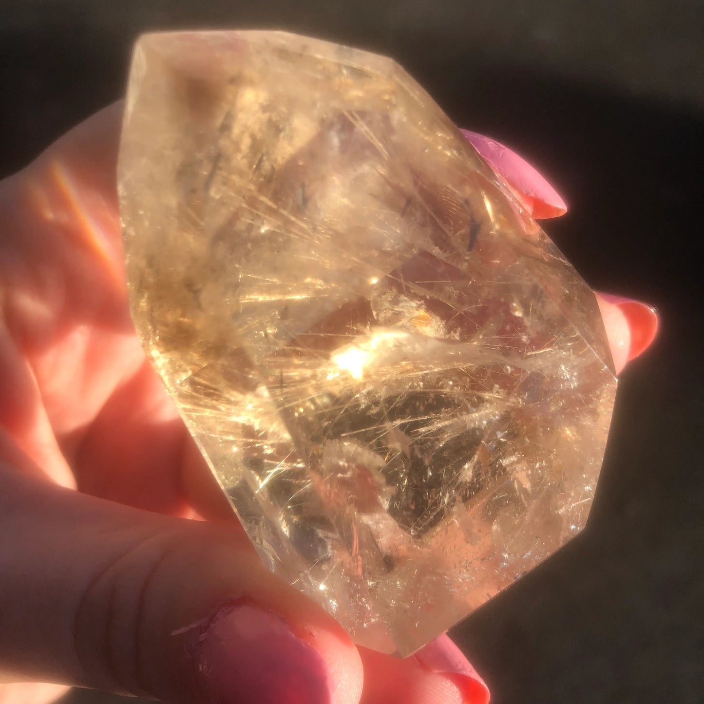 Lodolite Quartz Tower from Brazil