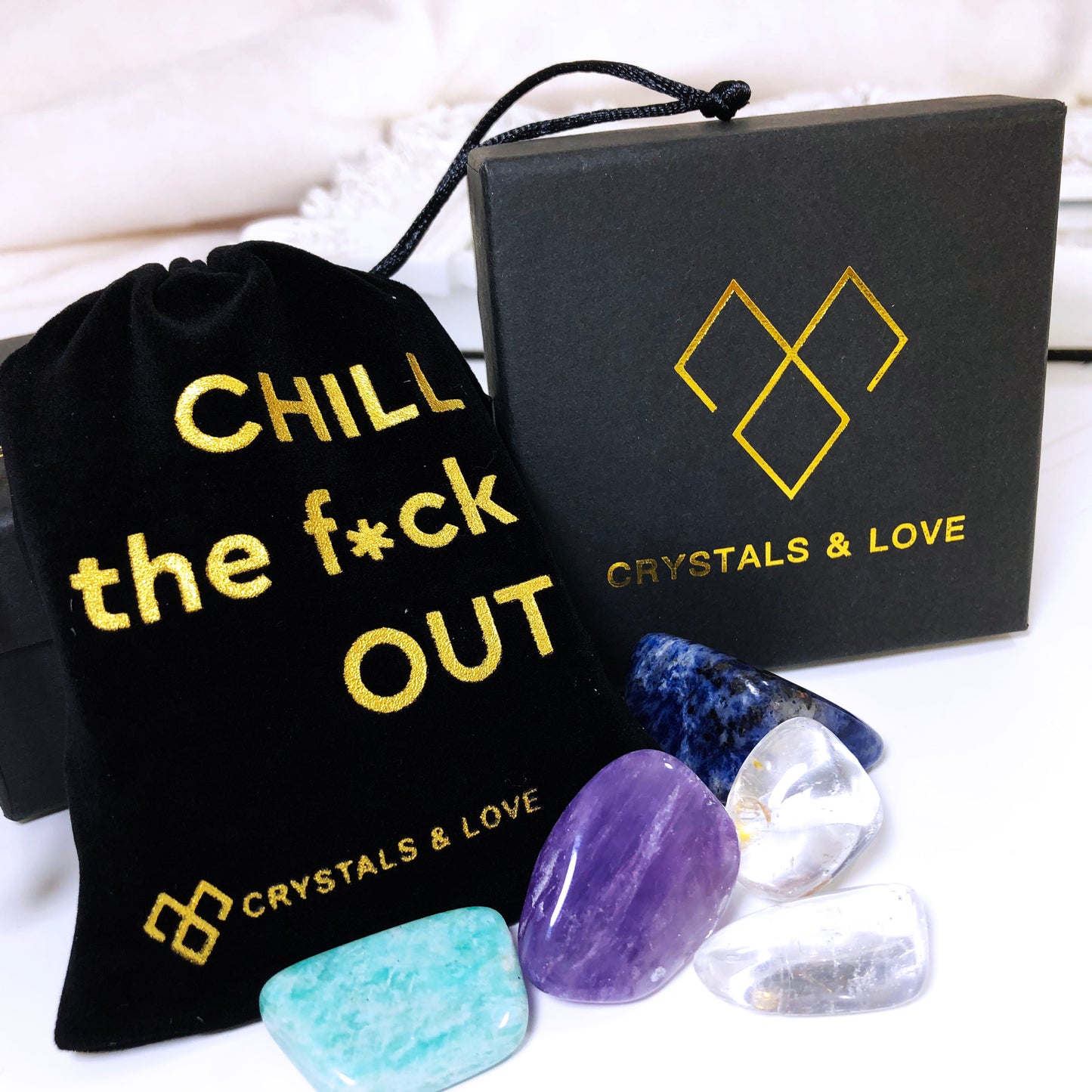 CHILL THE F*CK OUT - Crystals Set