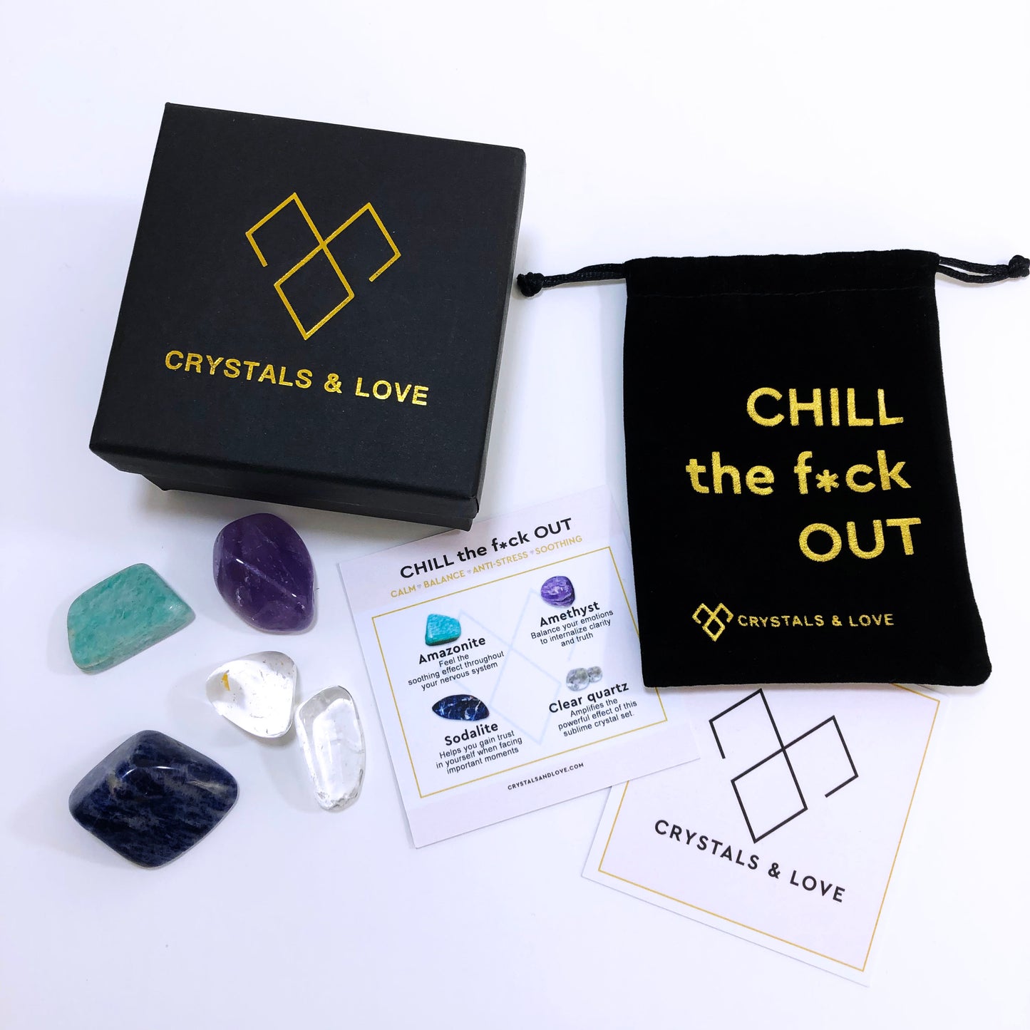 CHILL THE F*CK OUT - Crystals Set