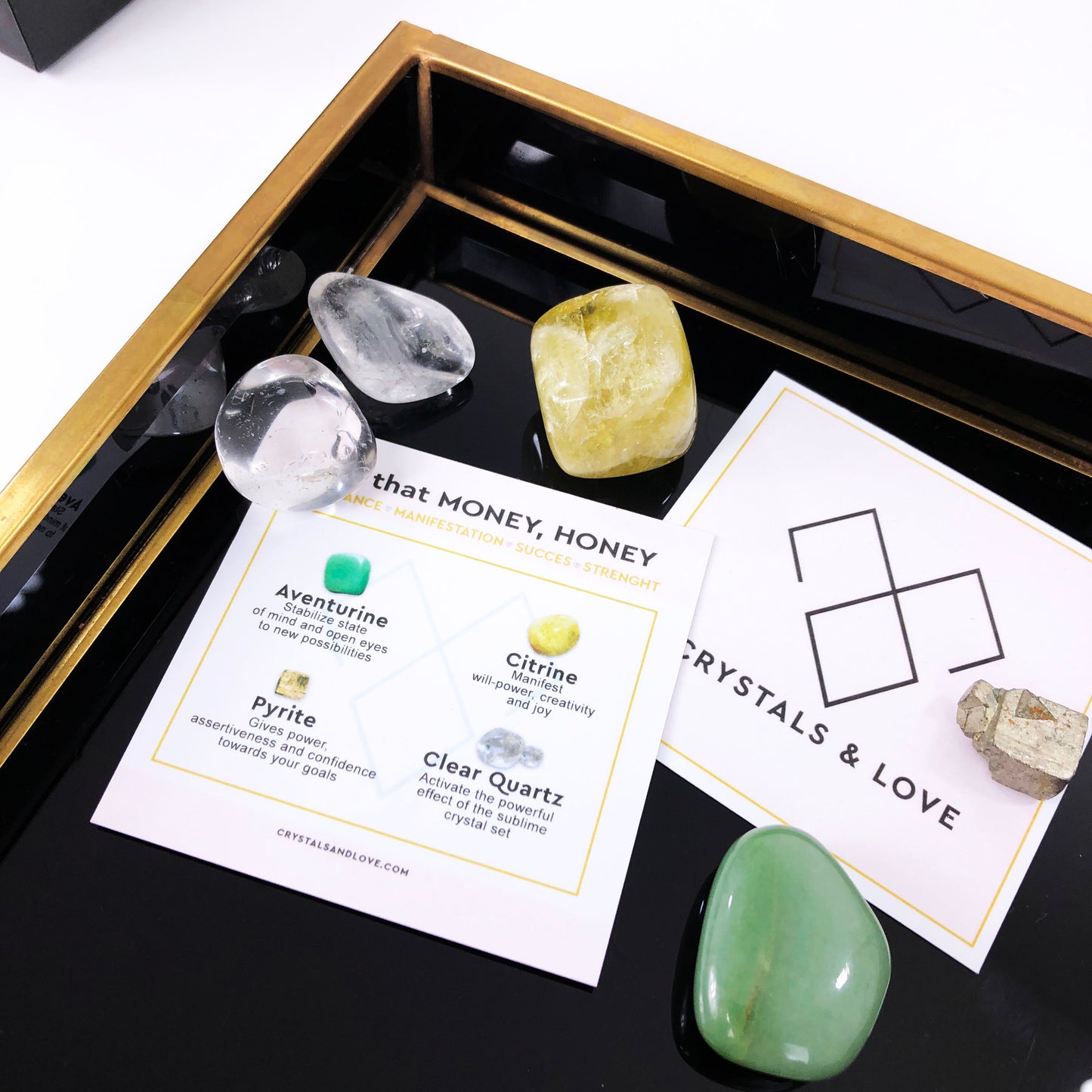 GET THAT MONEY HONEY - Crystals Set