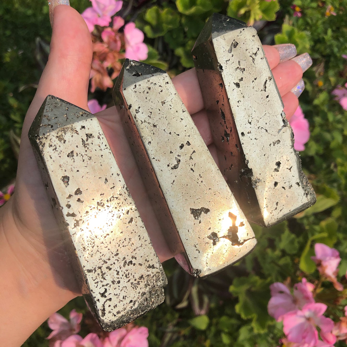 ONE High Grade Peruvian Pyrite Tower