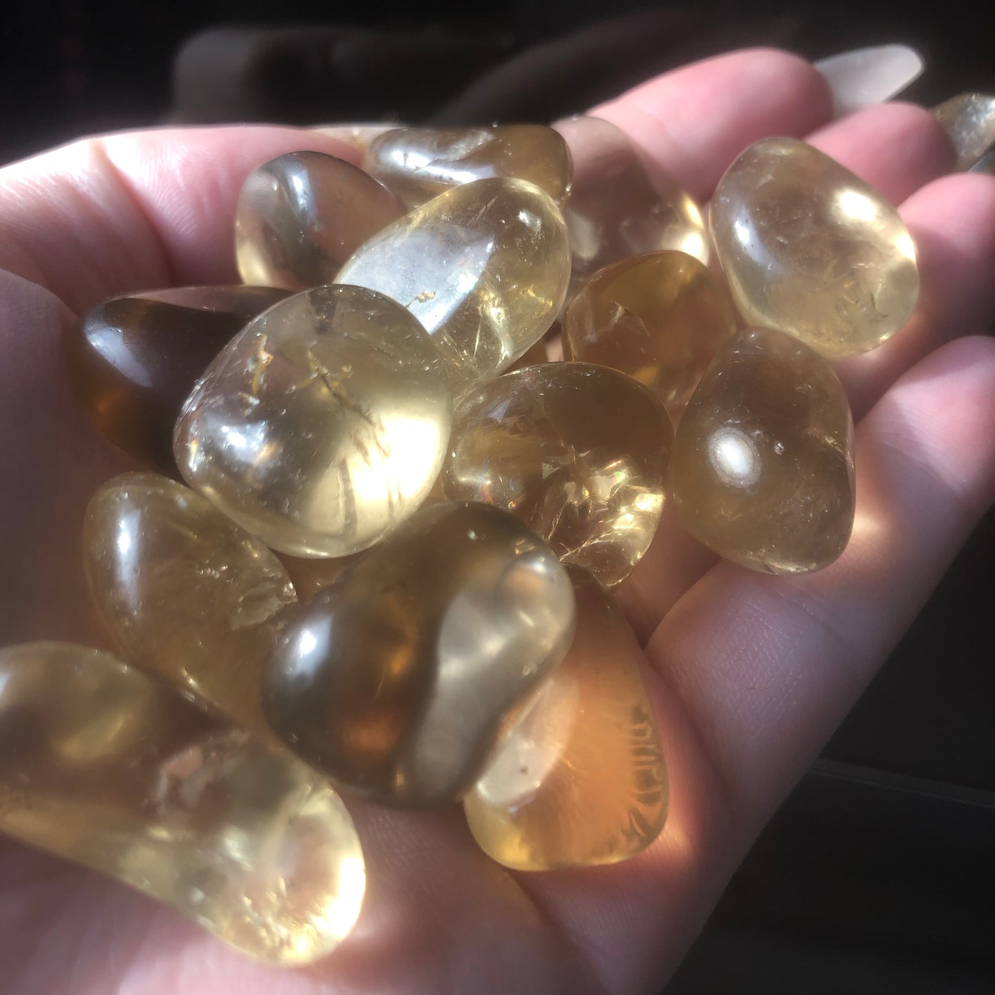 Genuine Natural Citrine Tumbled from Brazil