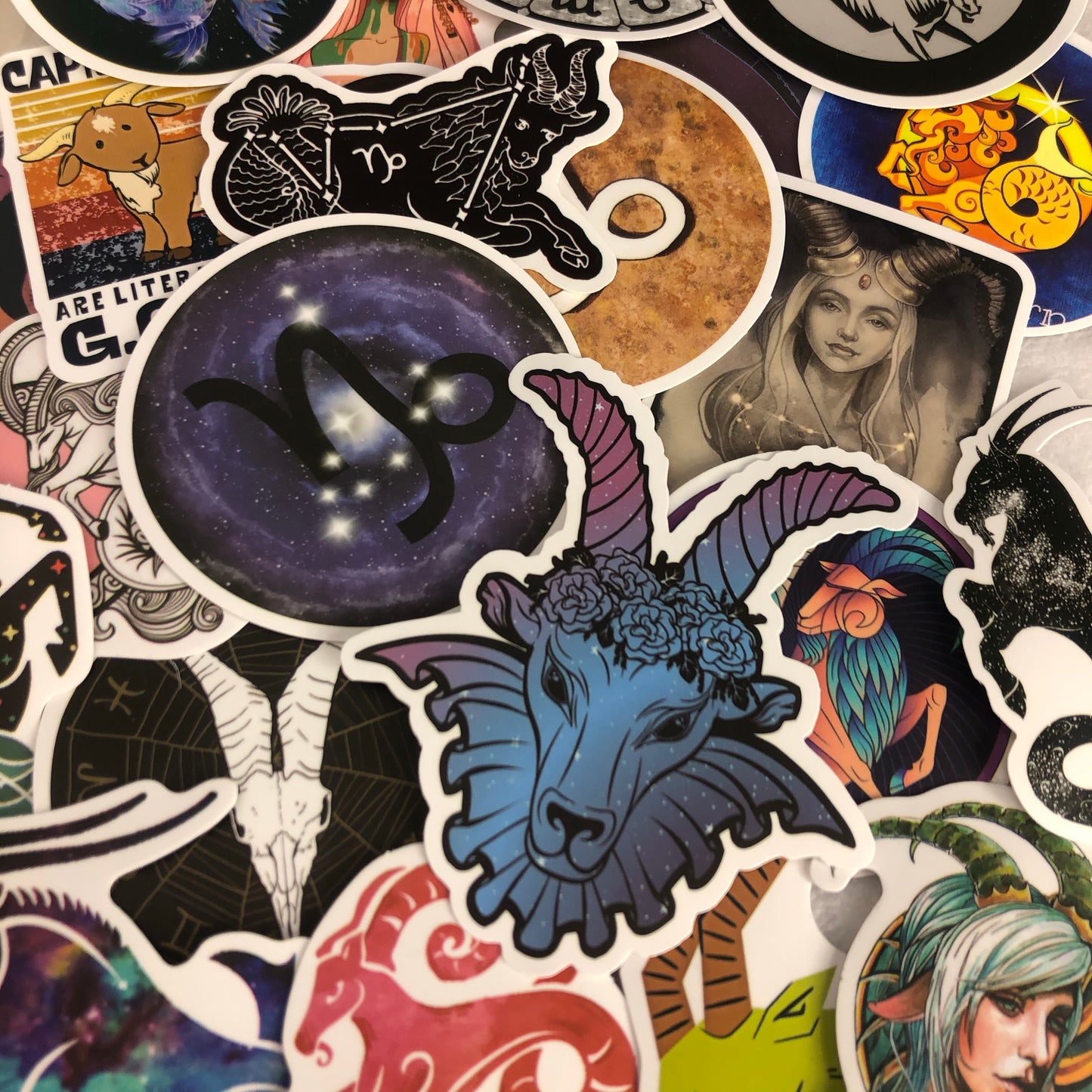 Capricorn Horoscope Sticker Mix -5Pcs