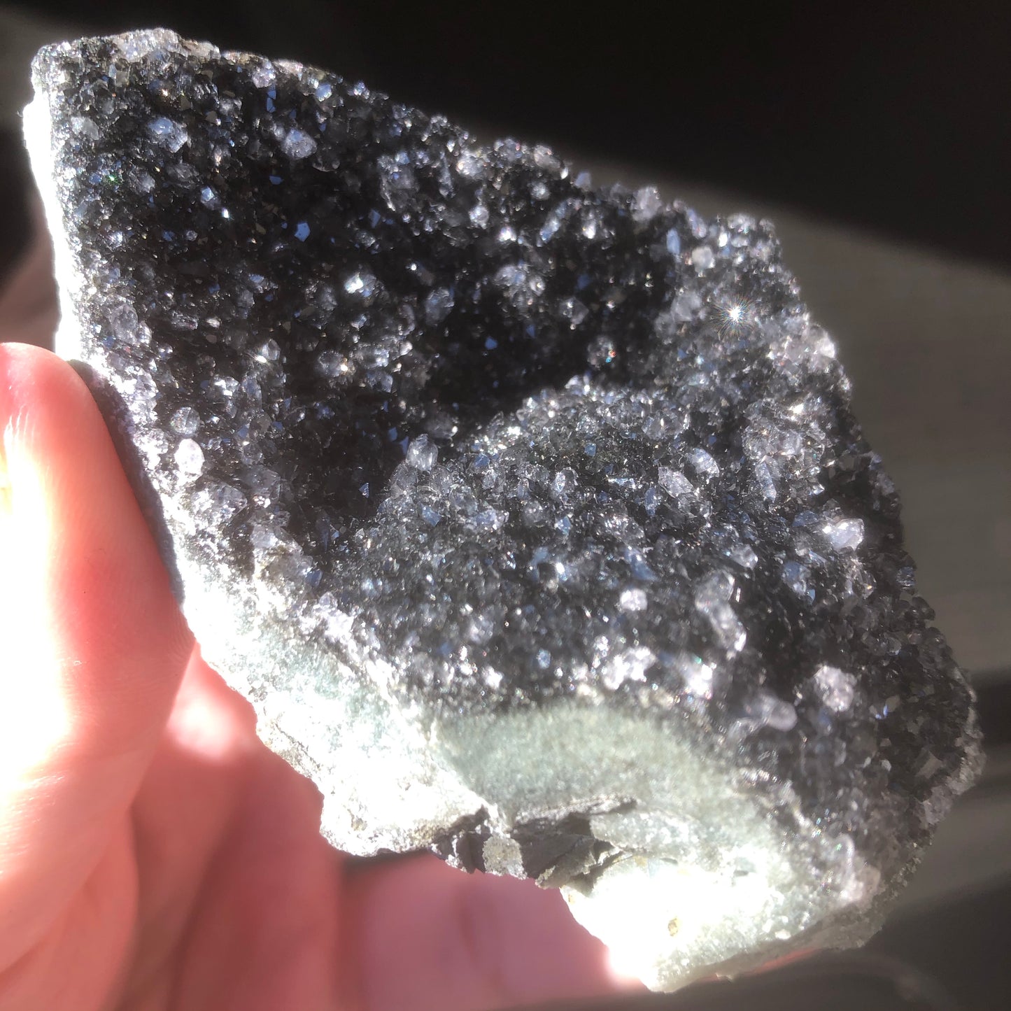 Raw Black Galaxy Amethyst