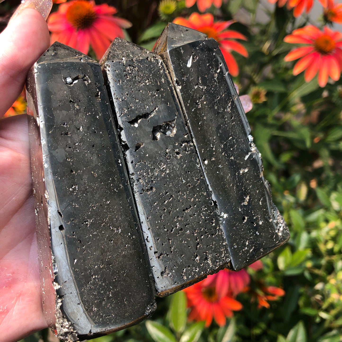 ONE High Grade Peruvian Pyrite Tower