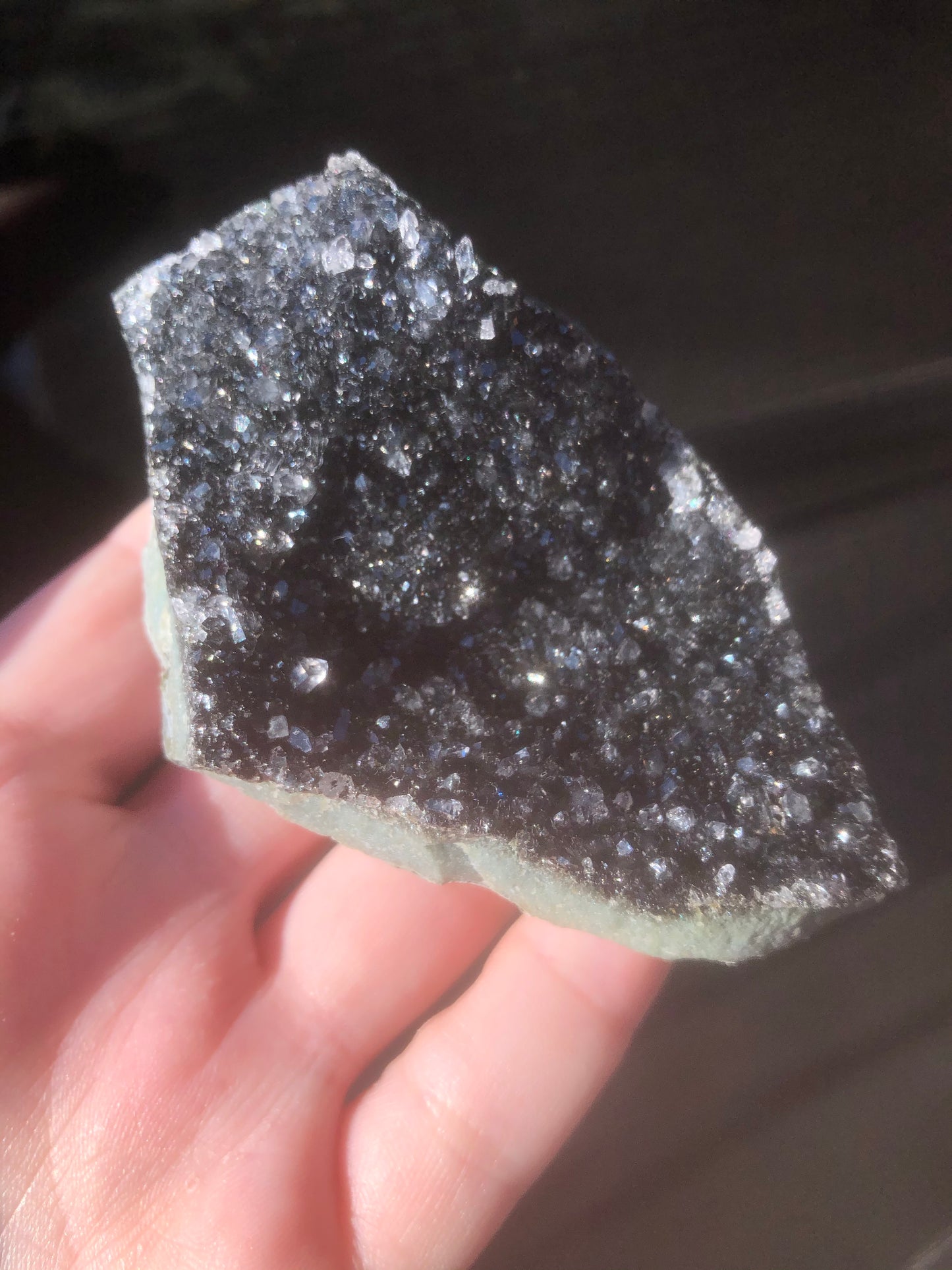 Raw Black Galaxy Amethyst