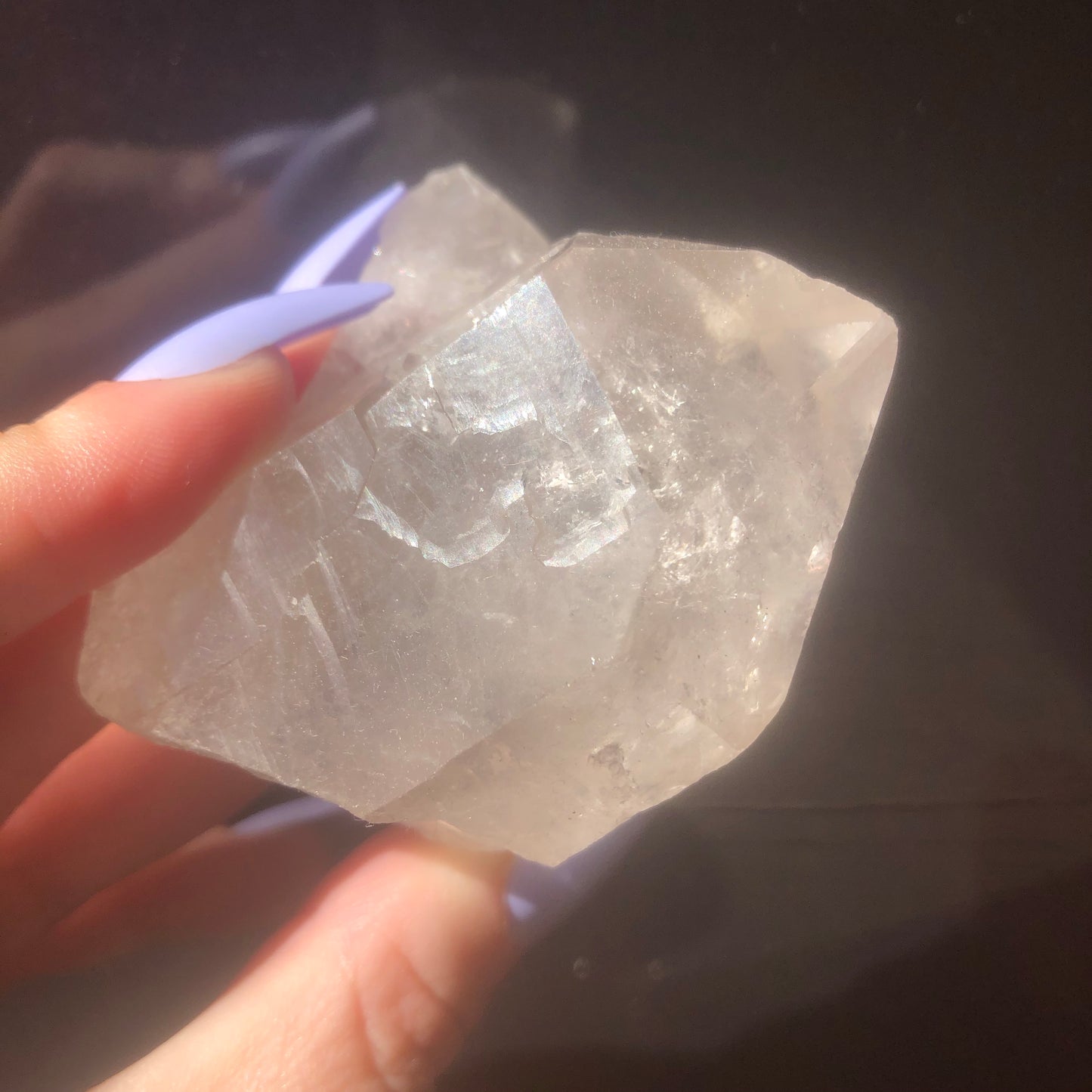 Clear Quartz Crystal Point Cluster