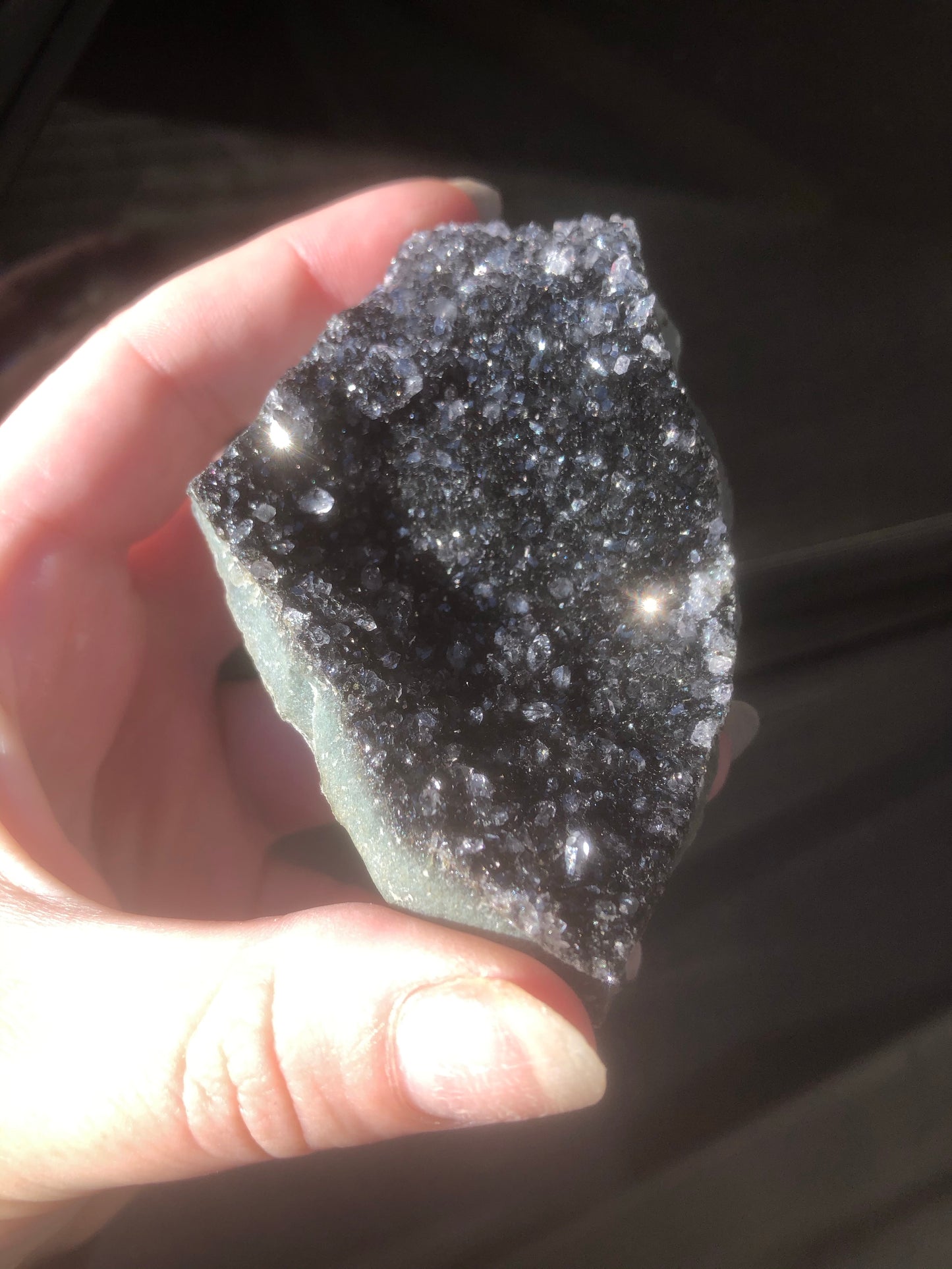 Raw Black Galaxy Amethyst