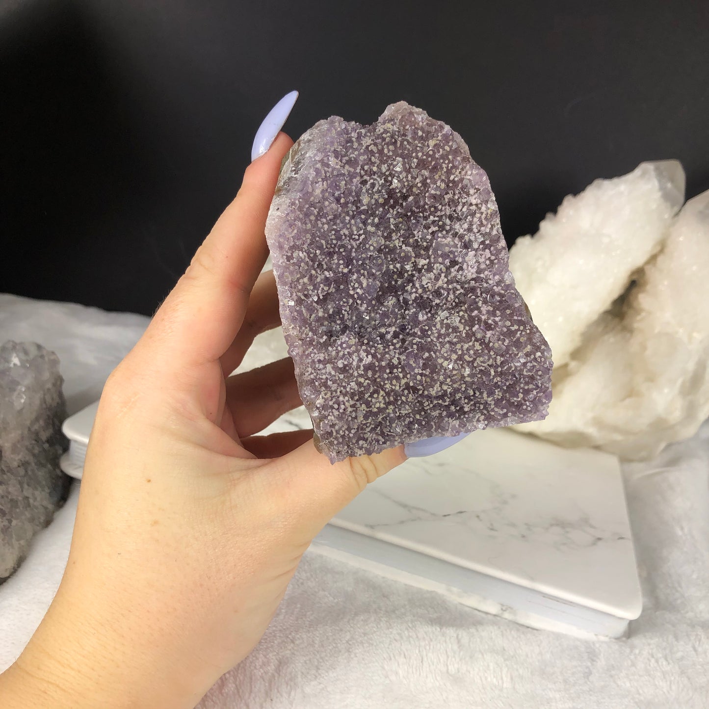 Amethyst Cut-Based Cluster