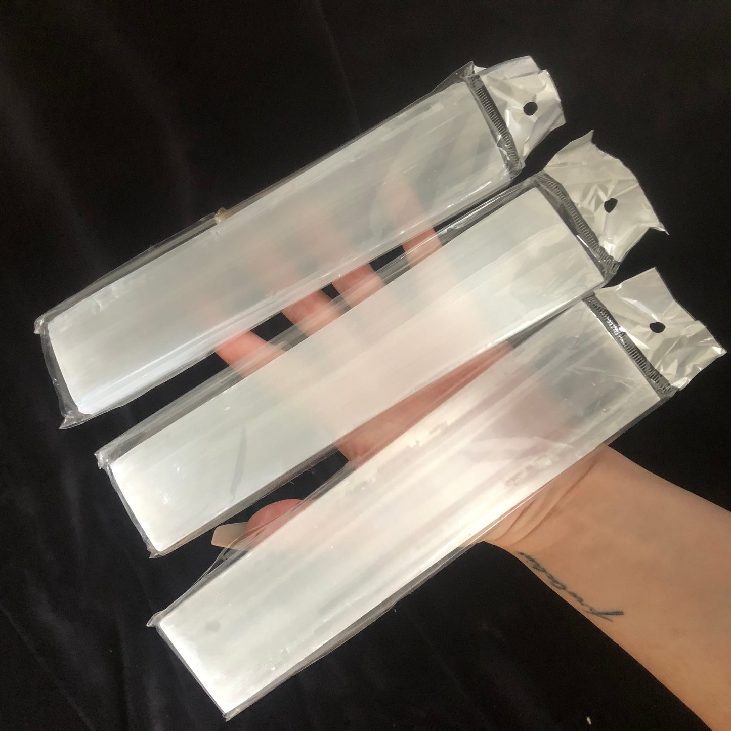 Polished Charging Selenite Wand Plate