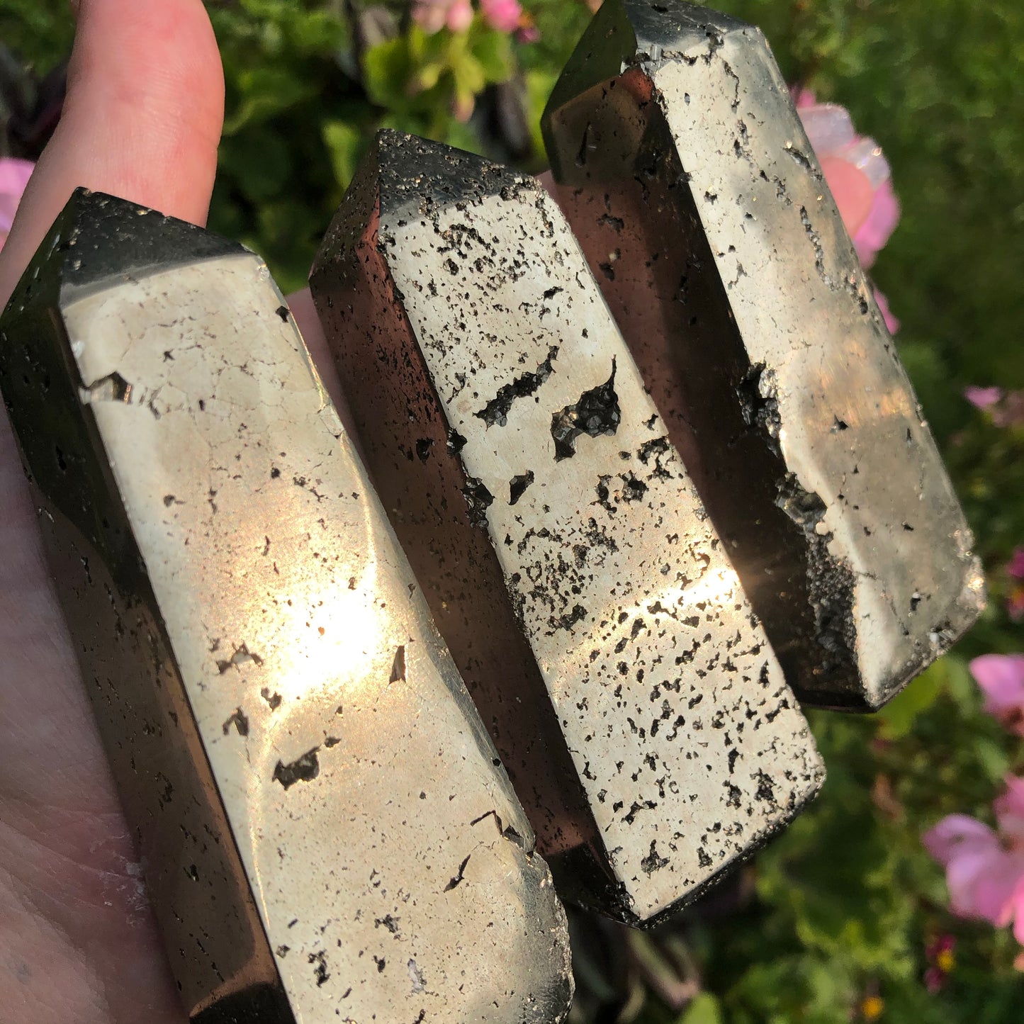 ONE High Grade Peruvian Pyrite Tower