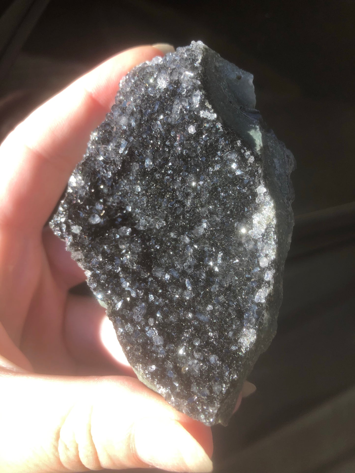 Raw Black Galaxy Amethyst