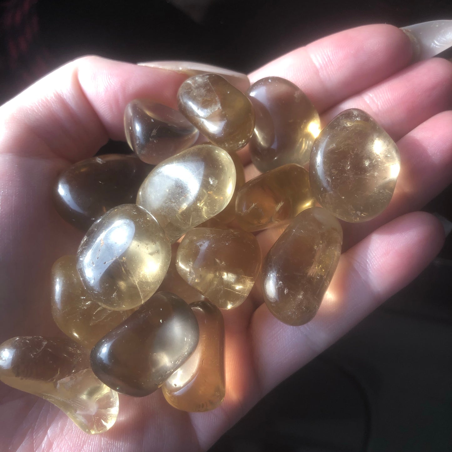Genuine Natural Citrine Tumbled from Brazil