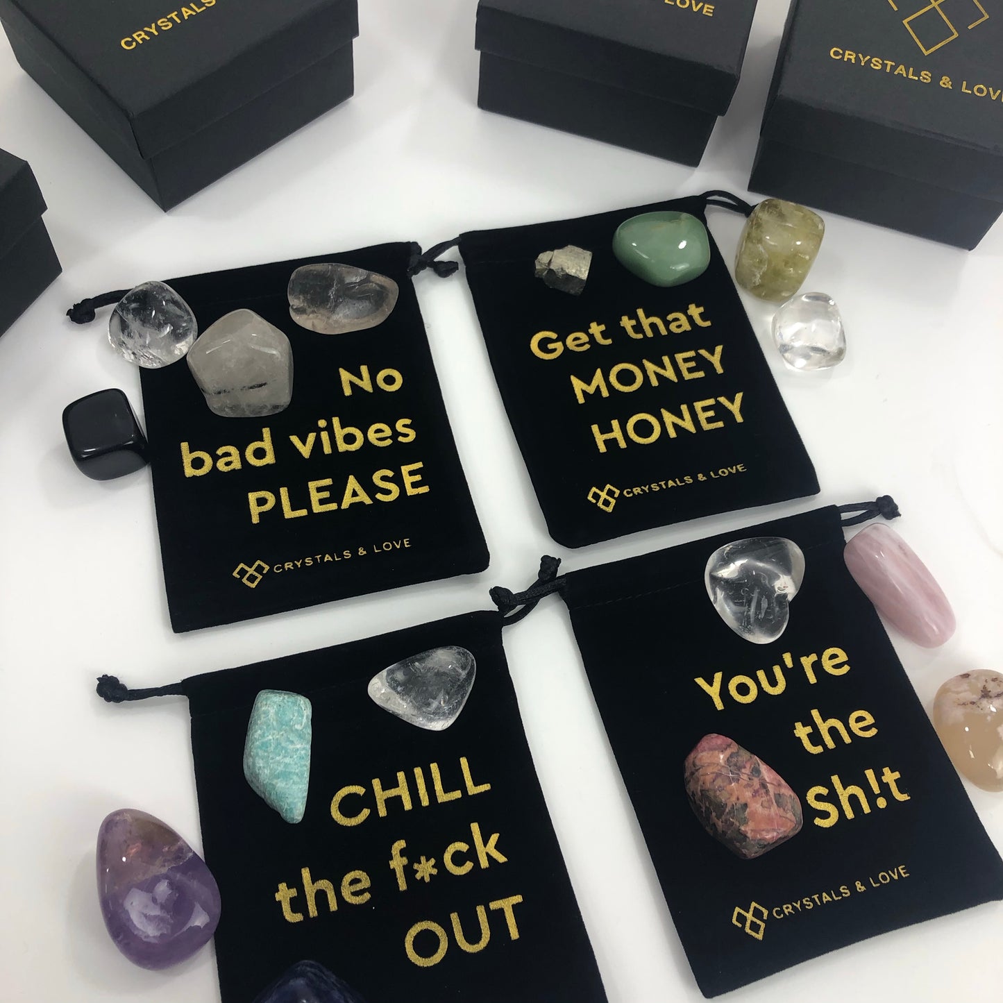 4 x Crystals Set