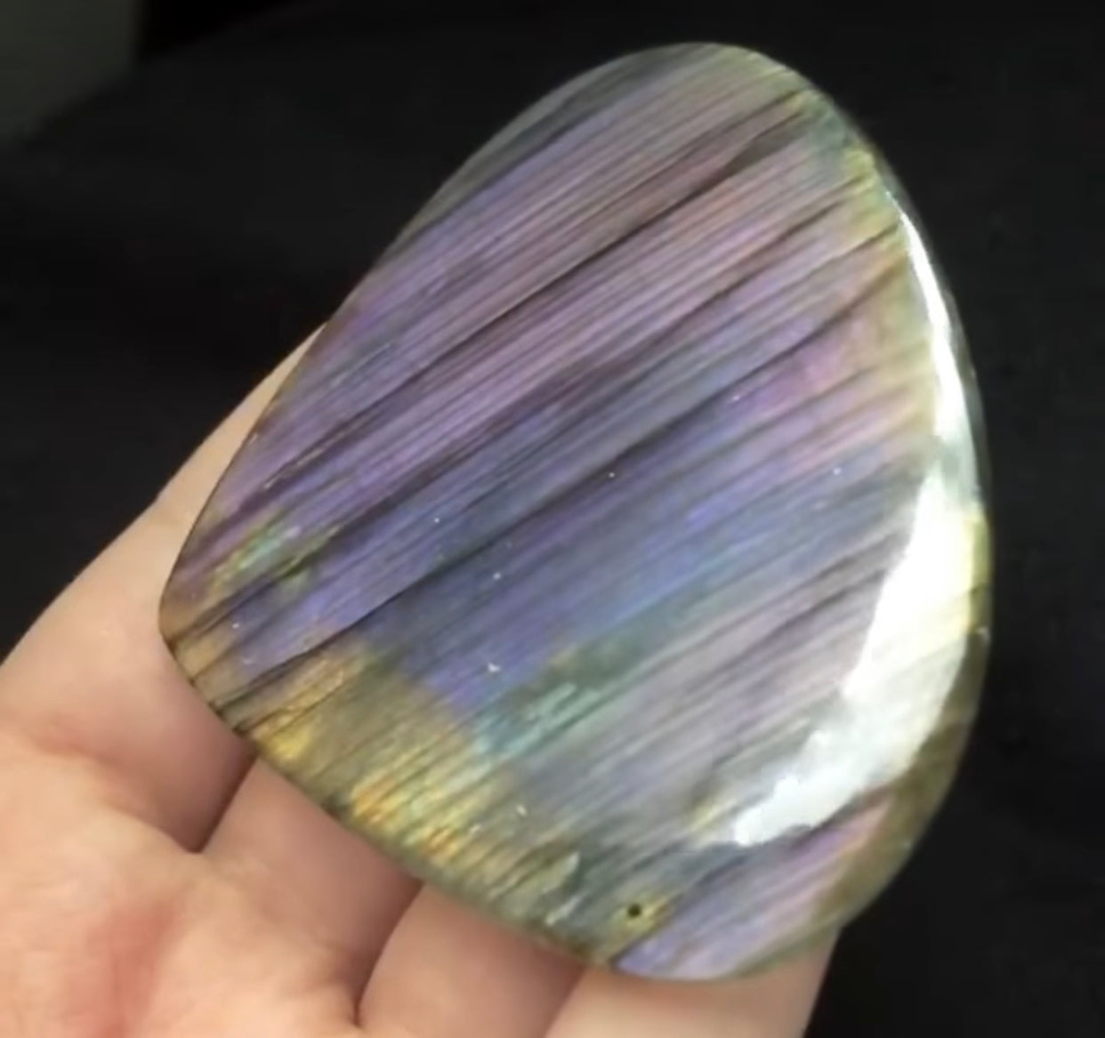 Large Purple Labradorite Cabochon