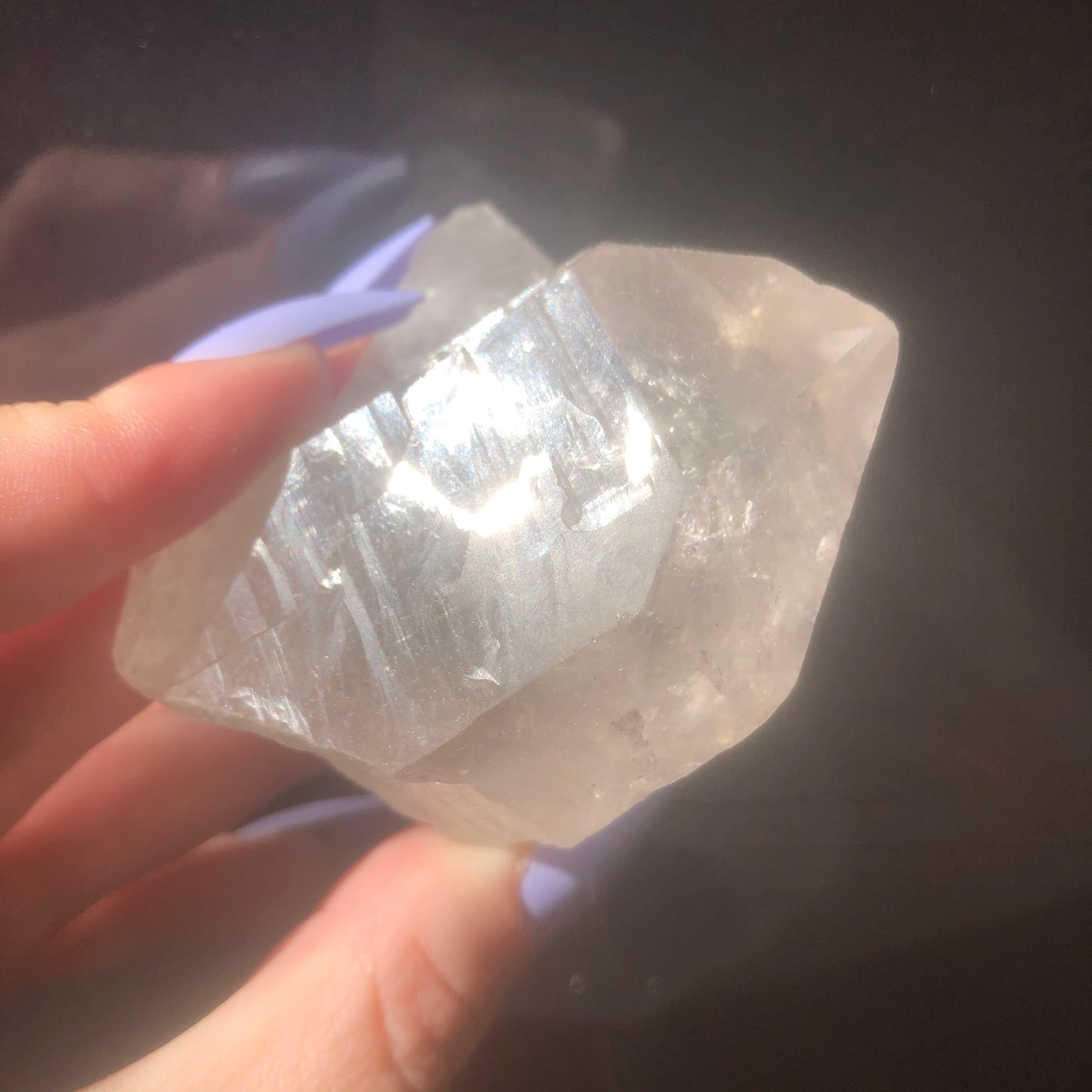 Clear Quartz Crystal Point Cluster