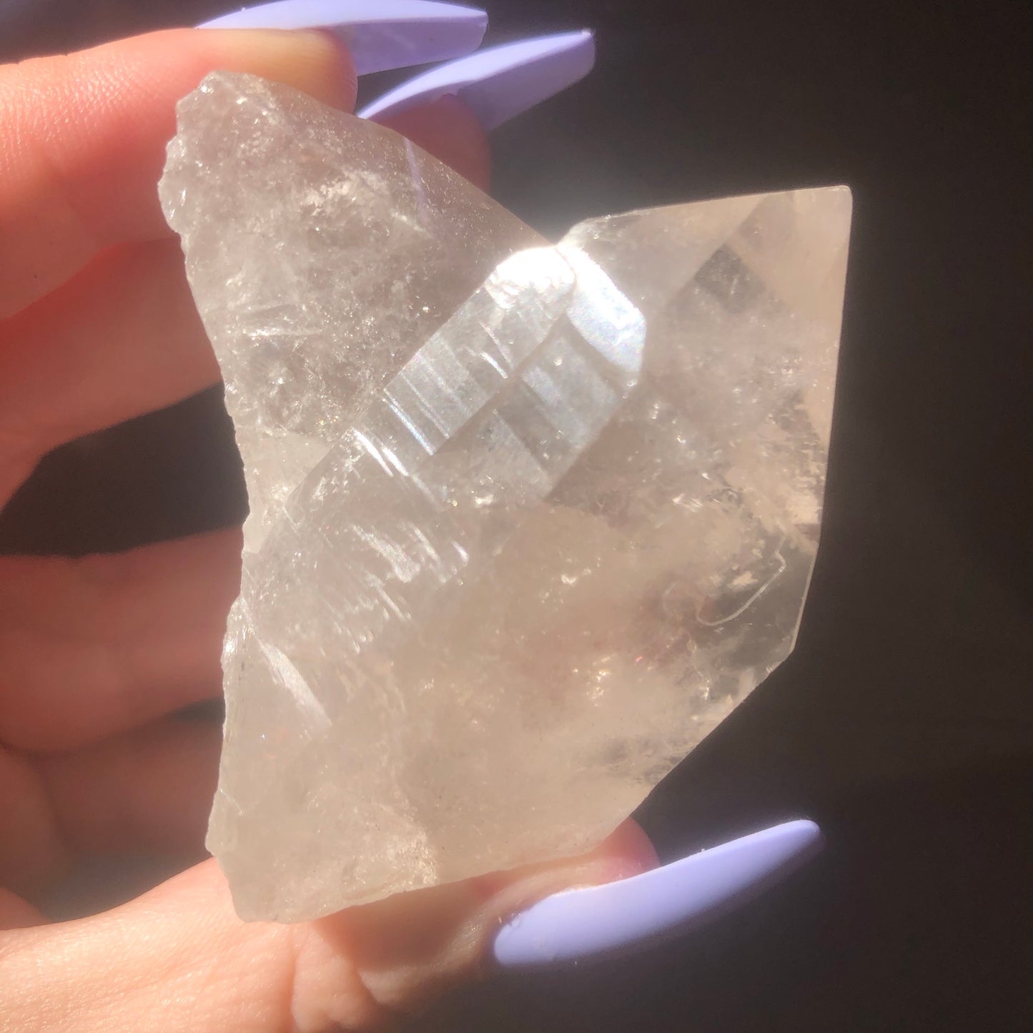 Clear Quartz Crystal Point Cluster
