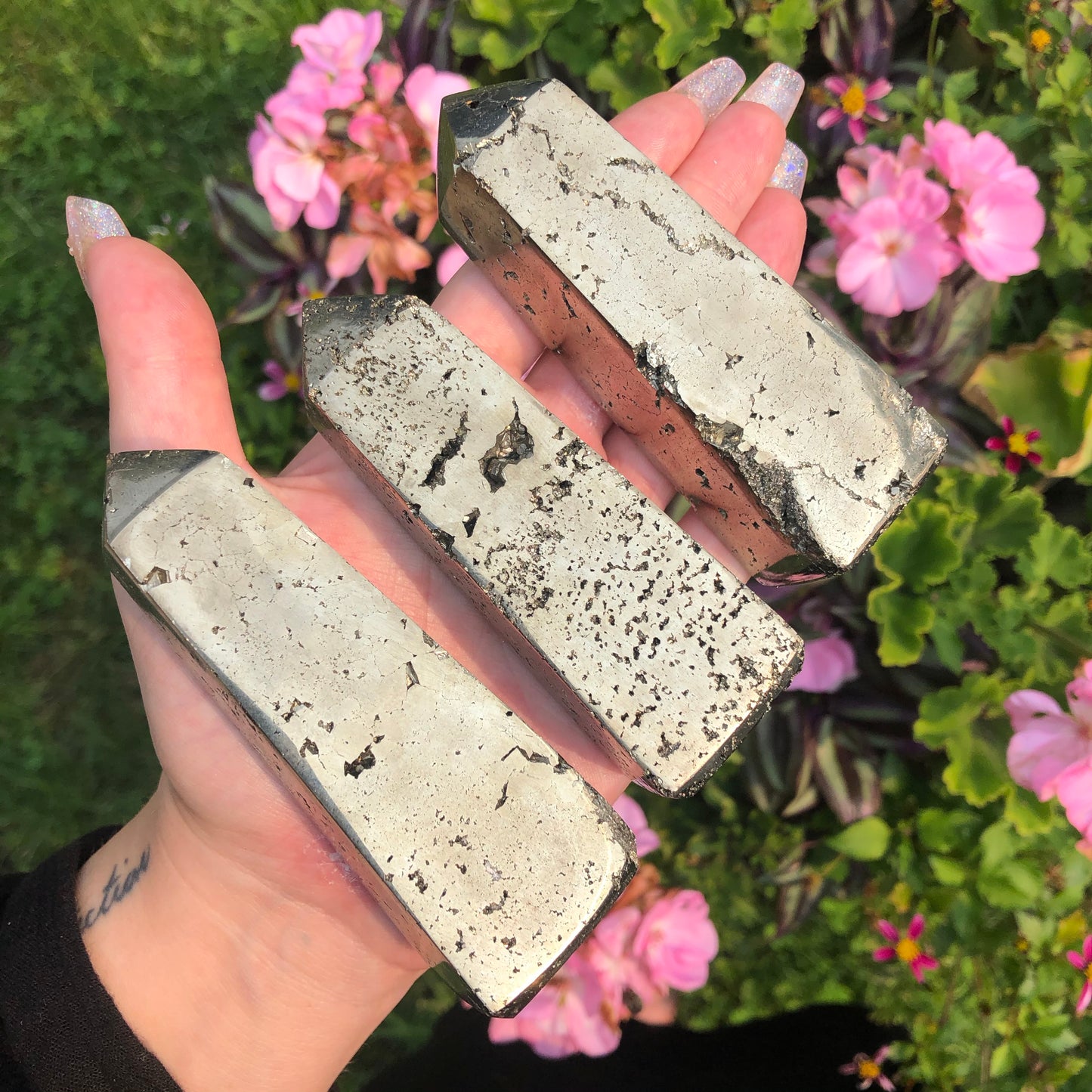 ONE High Grade Peruvian Pyrite Tower