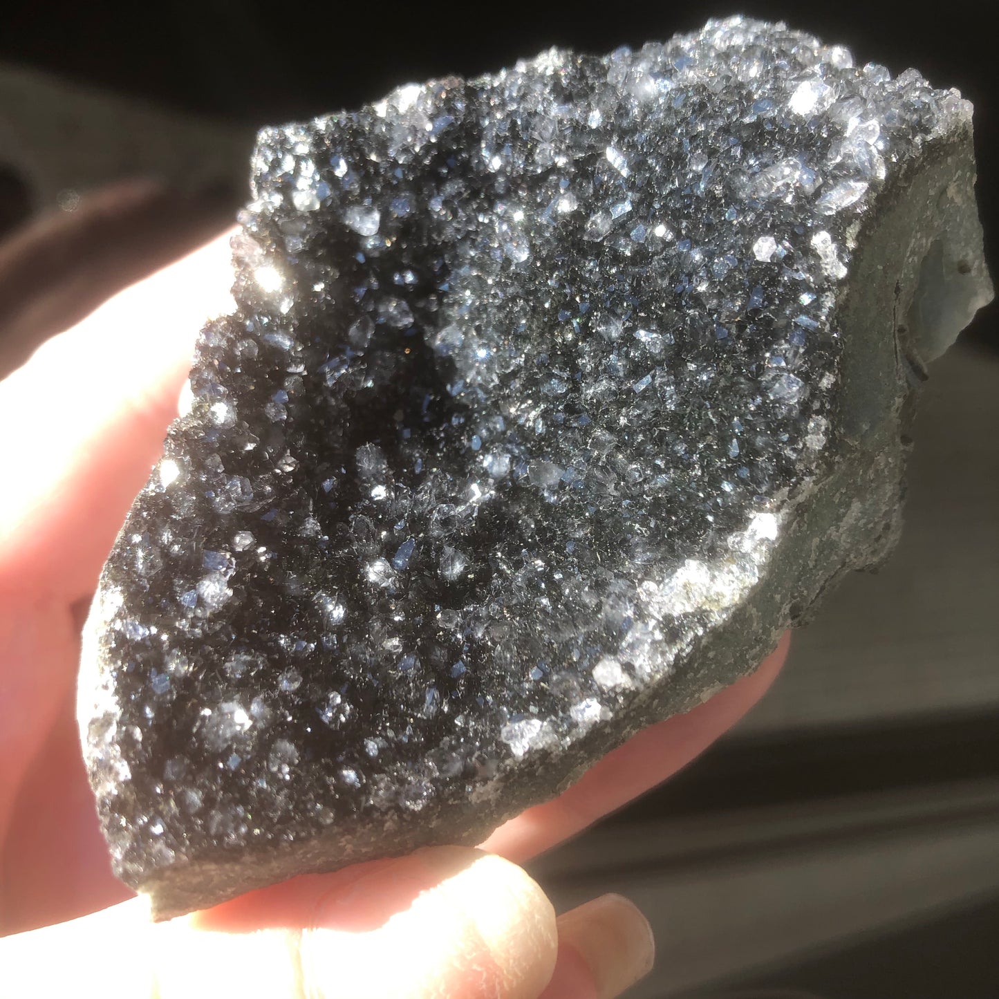 Raw Black Galaxy Amethyst