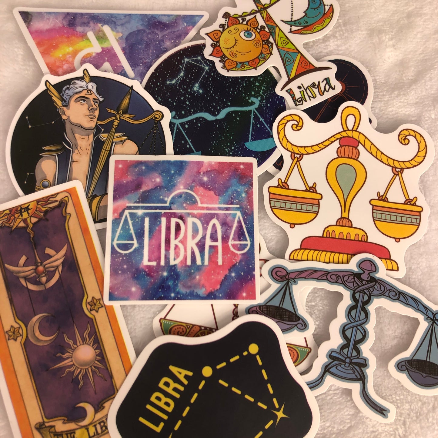 Libra Horoscope Sticker Mix - 5Pcs