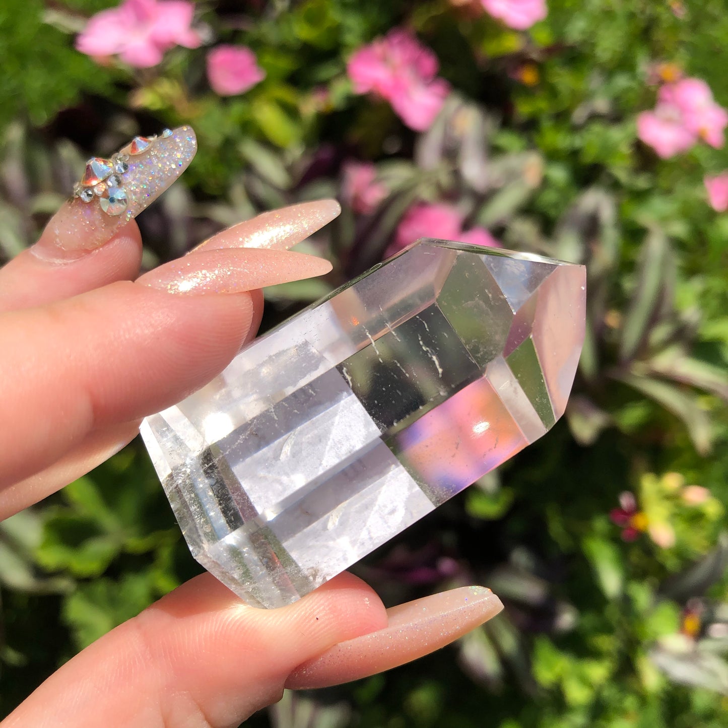 ONE Extra High Grade Brazilian Clear Quartz Tower