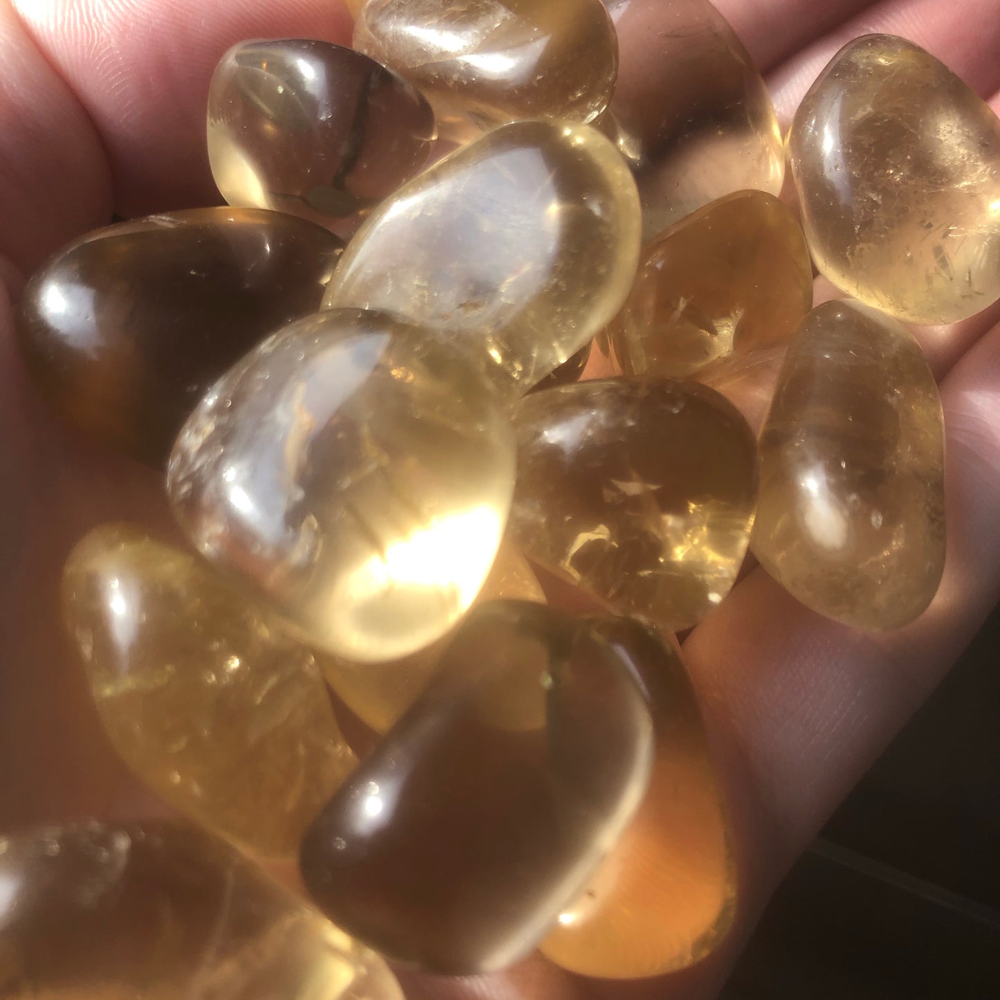 Genuine Natural Citrine Tumbled from Brazil