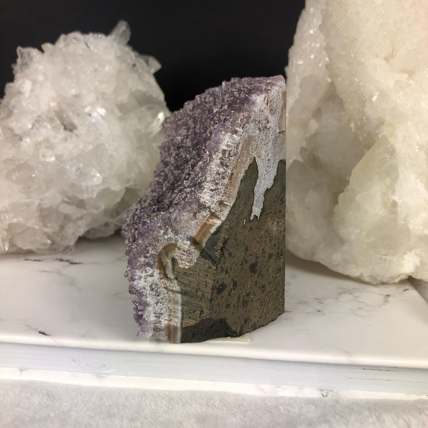 Amethyst Cut-Based Cluster