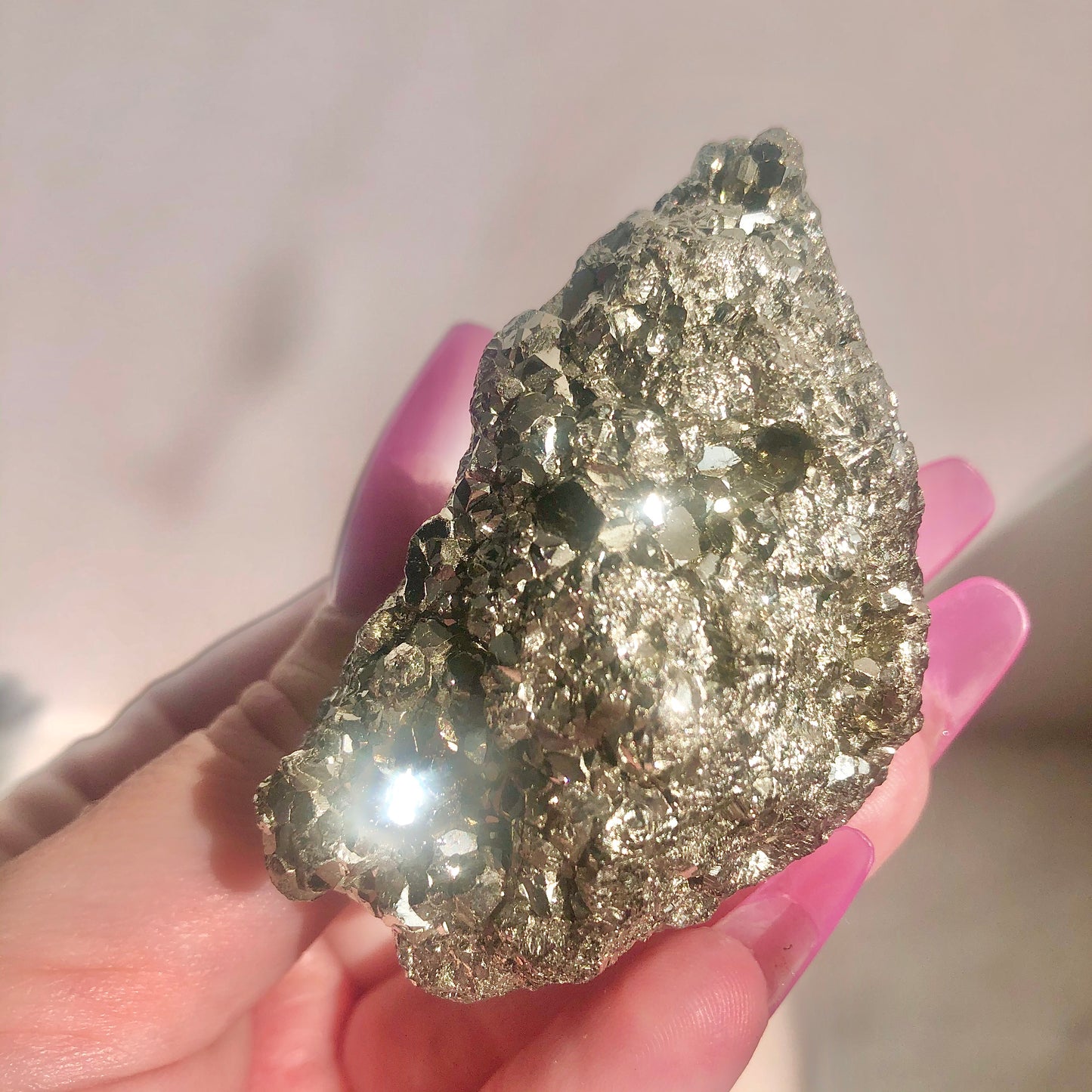 Natural Genuine Pyrite Cluster
