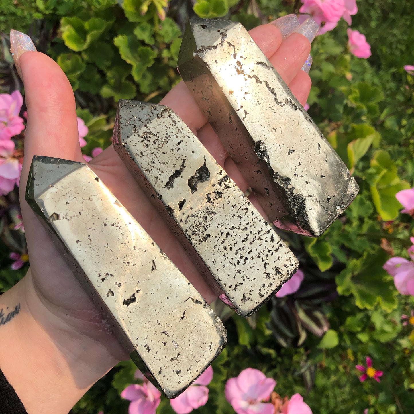 ONE High Grade Peruvian Pyrite Tower