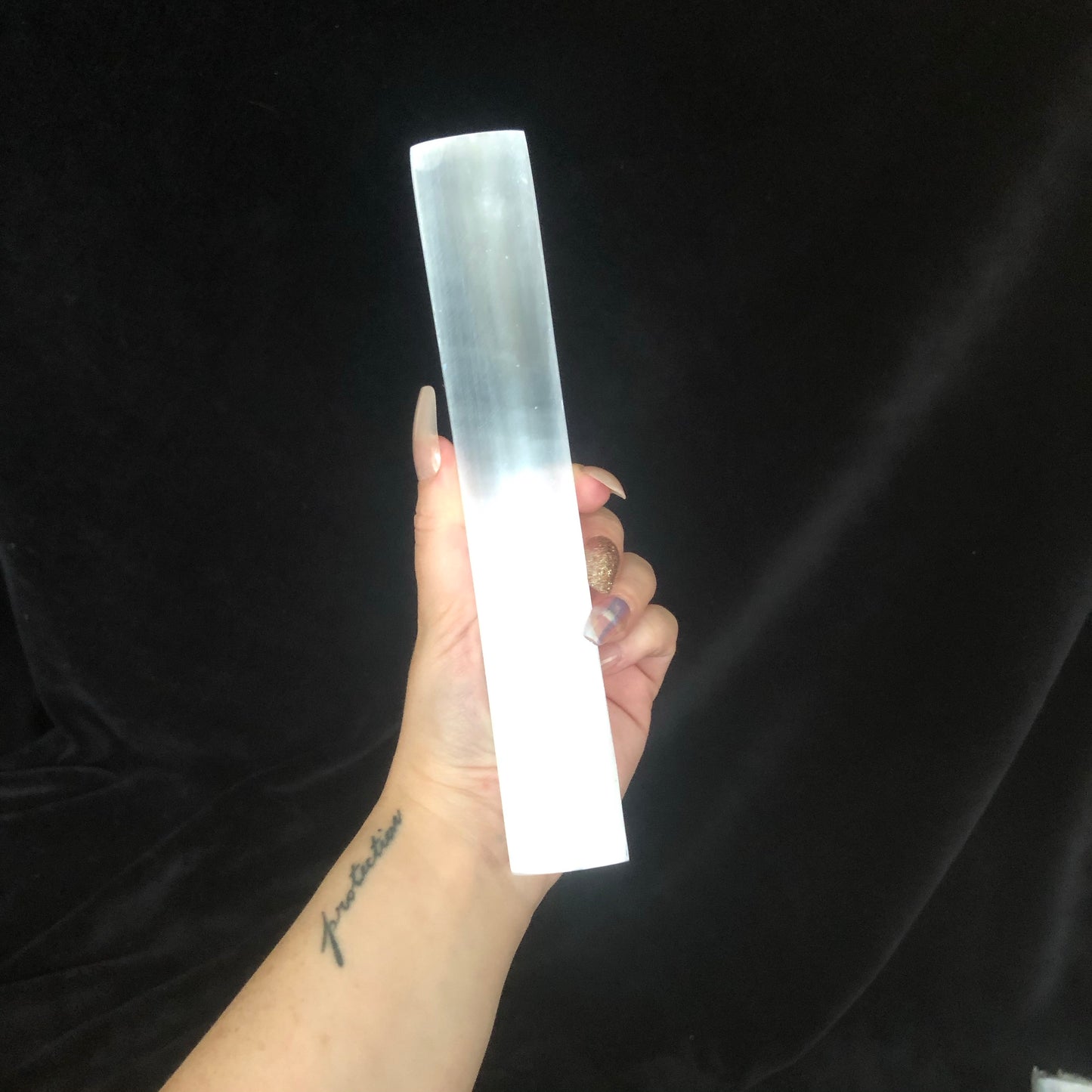 Polished Charging Selenite Wand Plate