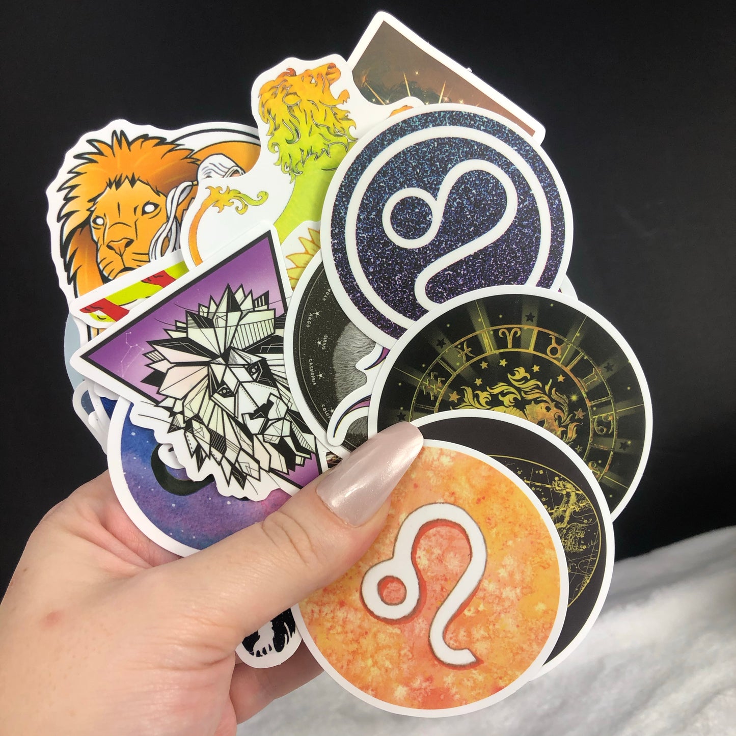 Leo Horoscope Sticker Mix - 5Pcs
