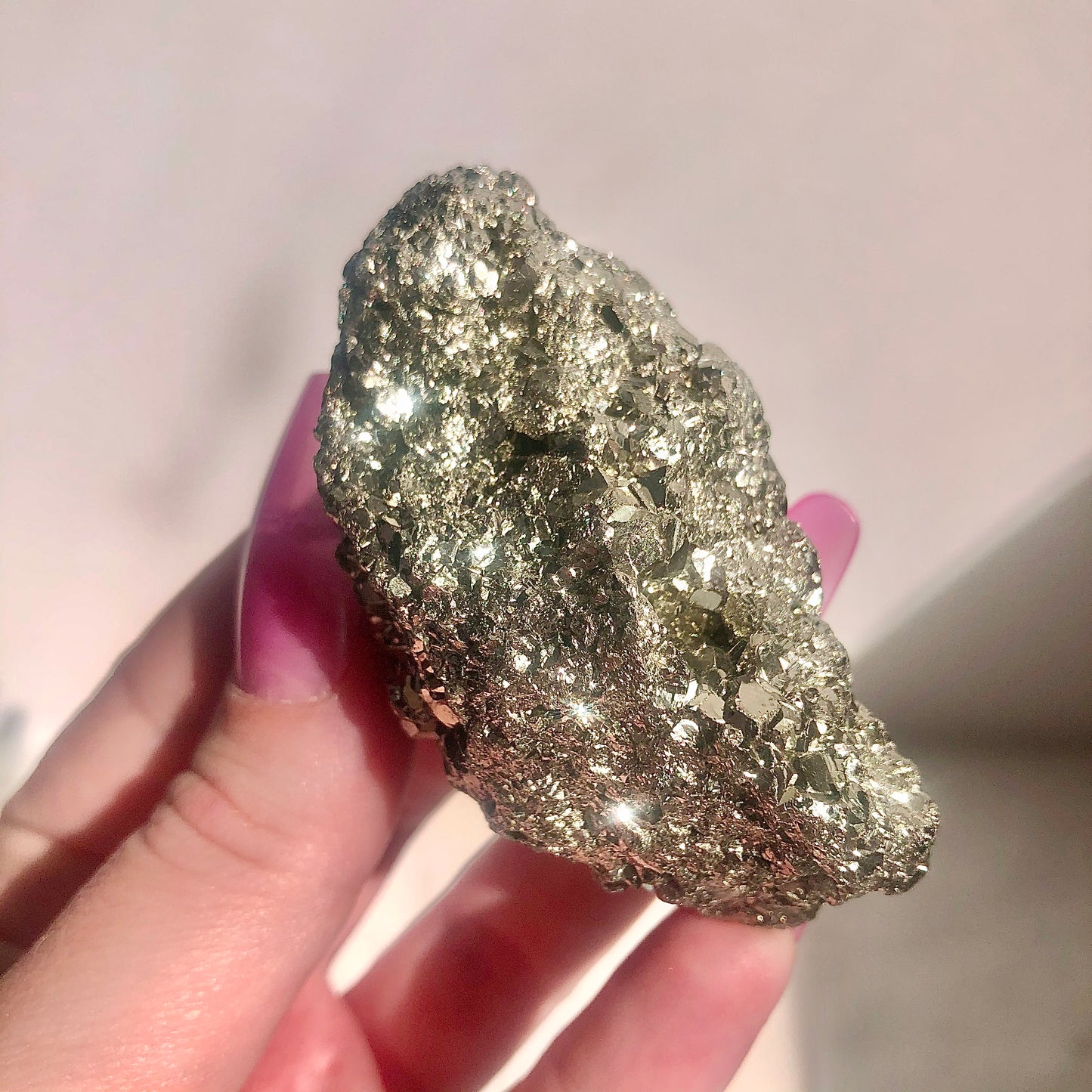 Natural Genuine Pyrite Cluster