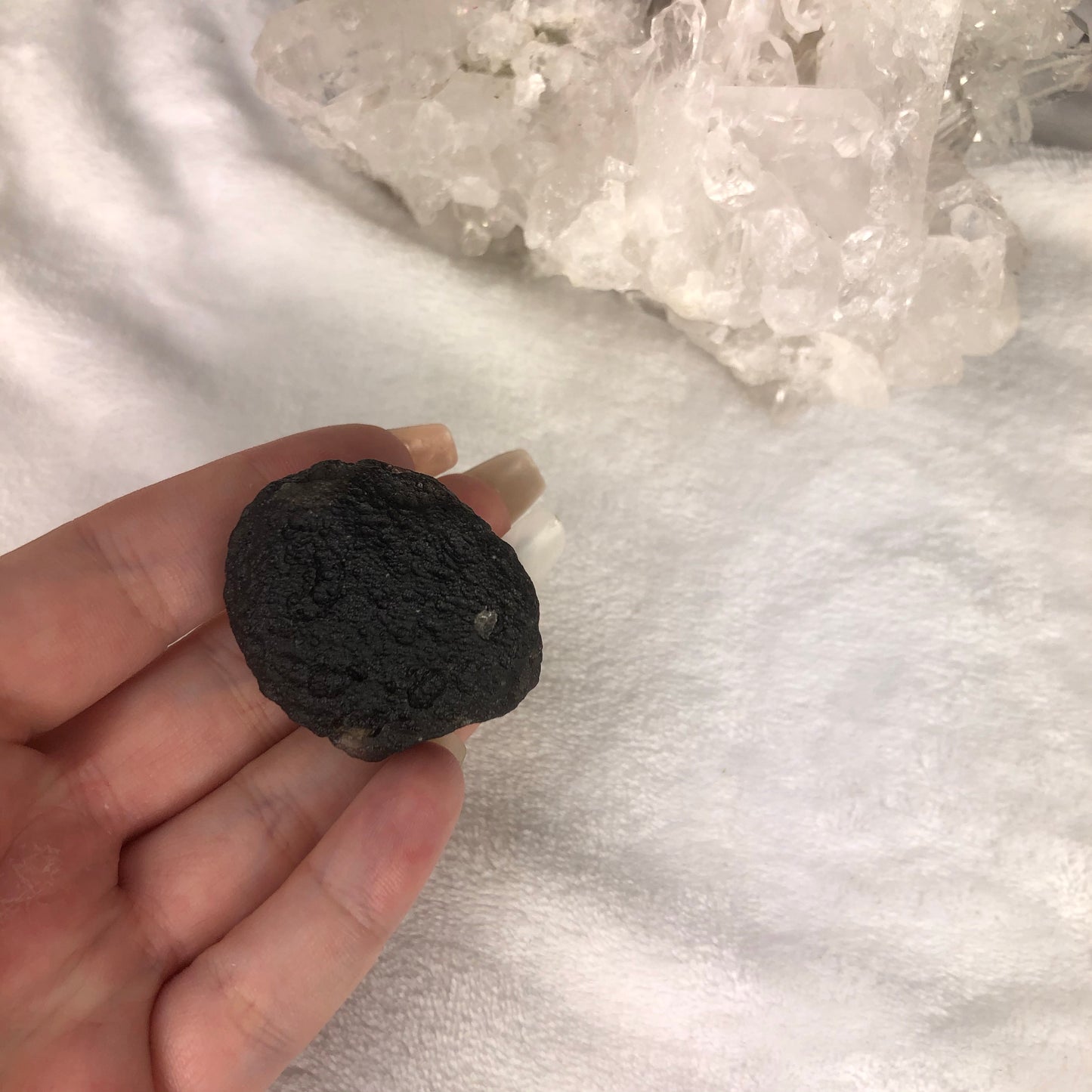 100% AUTHENTIC AGNI MANITITE - METEORITE TEKTITE FROM JAVA RIVER