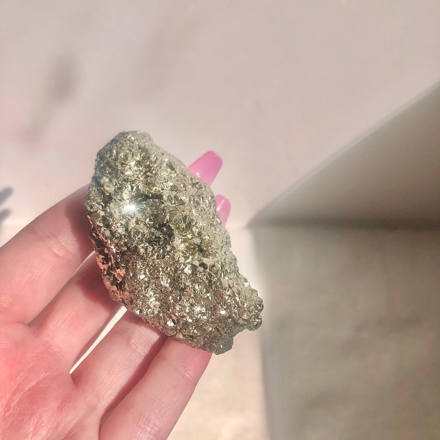 Natural Genuine Pyrite Cluster