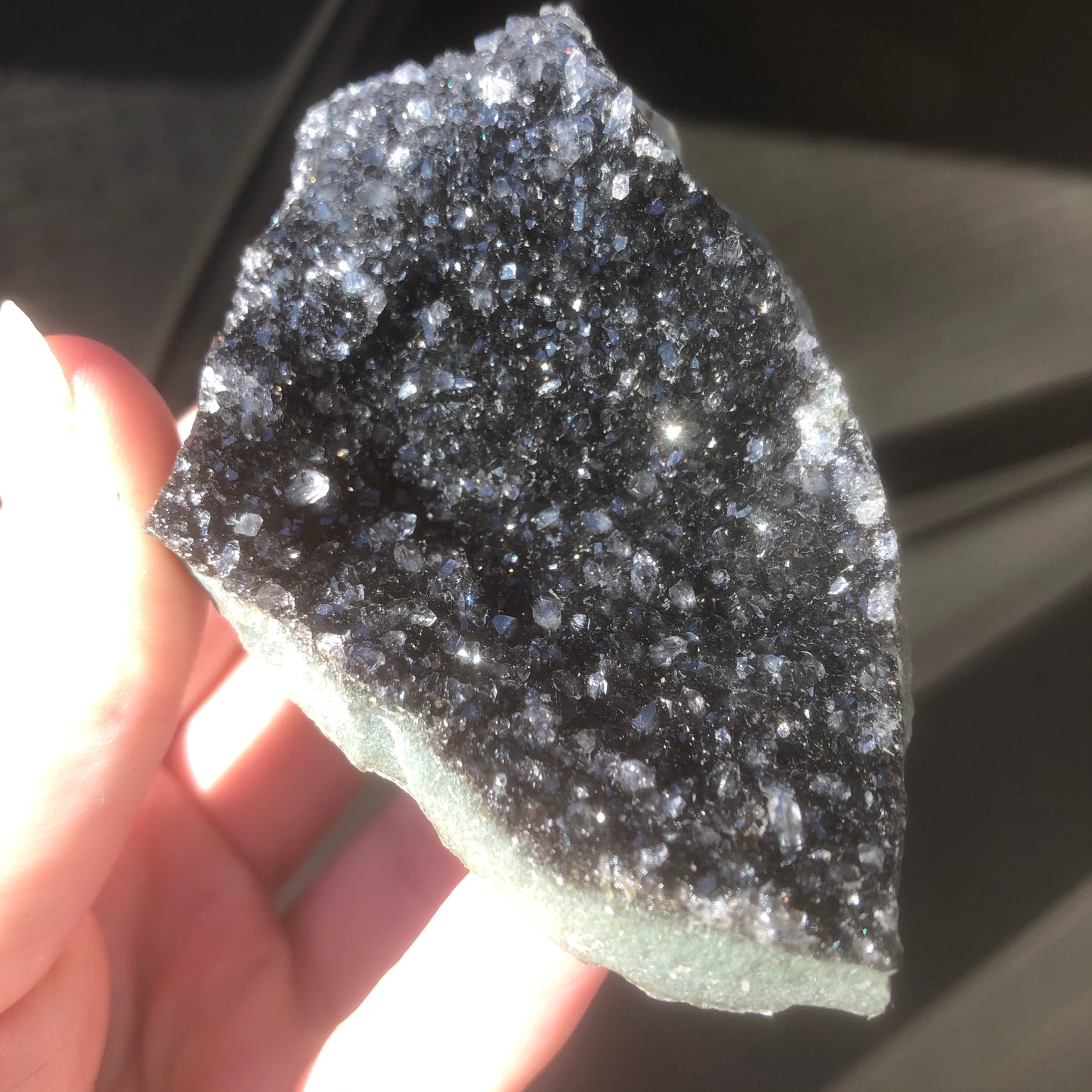 Raw Black Galaxy Amethyst