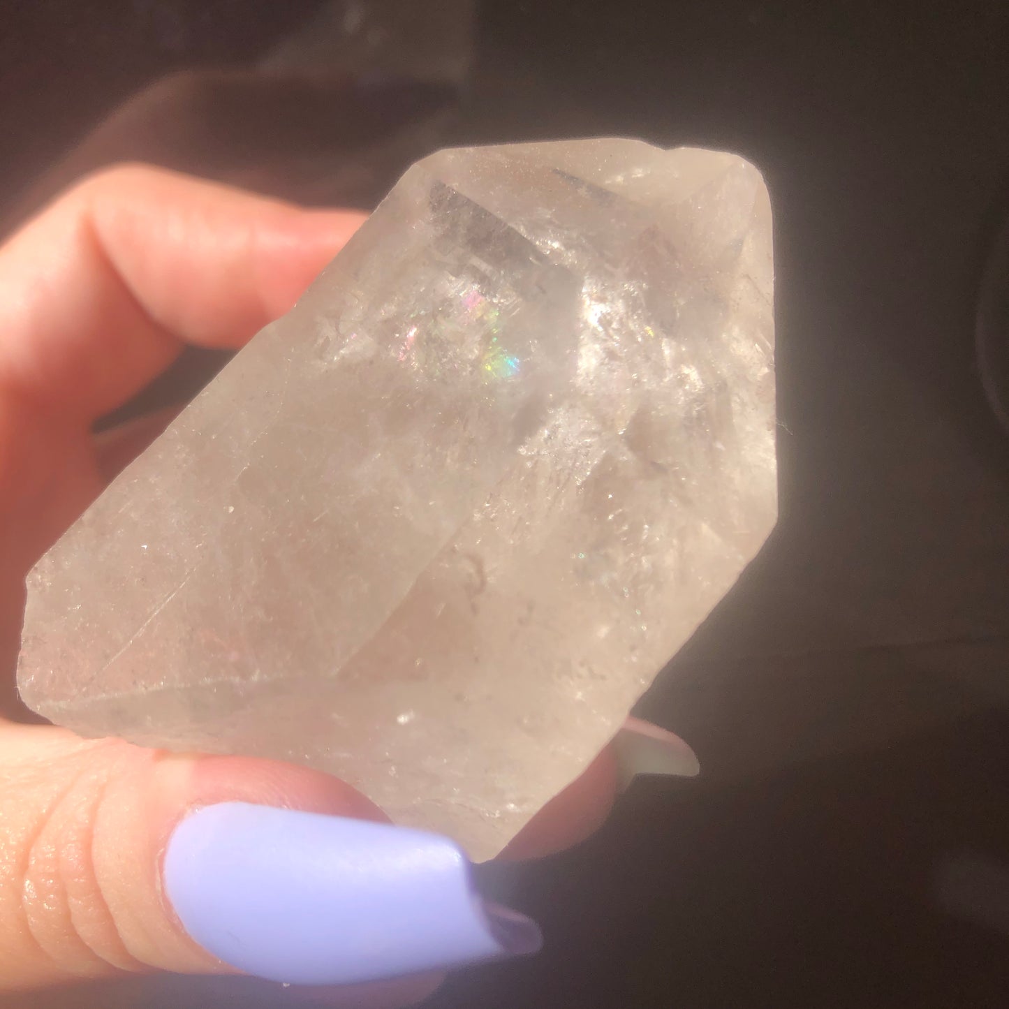 Clear Quartz Crystal Point Cluster