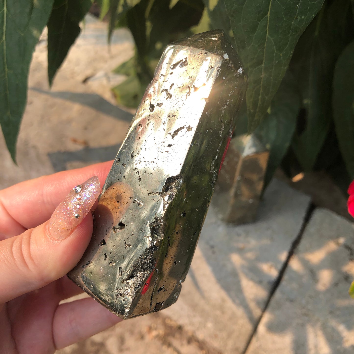 ONE High Grade Peruvian Pyrite Tower