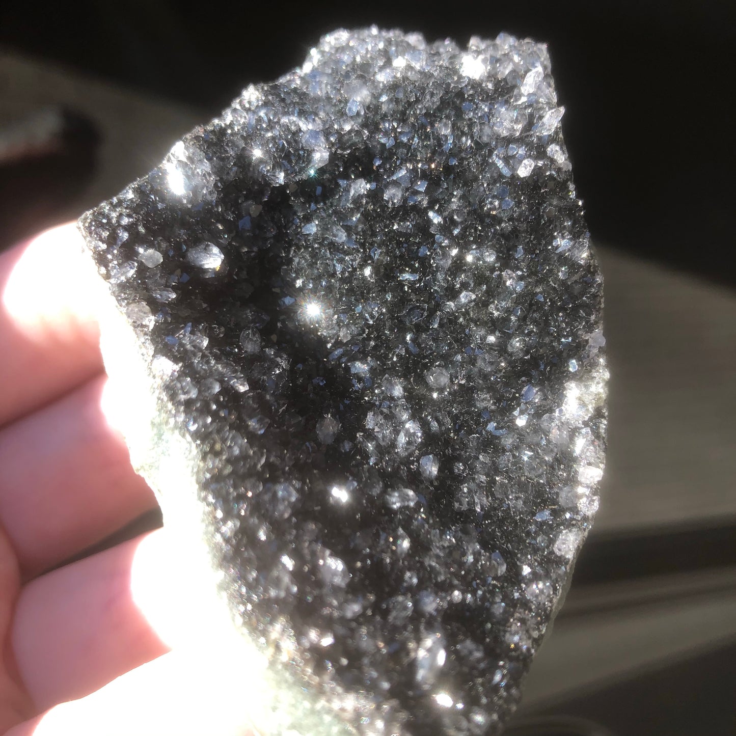 Raw Black Galaxy Amethyst